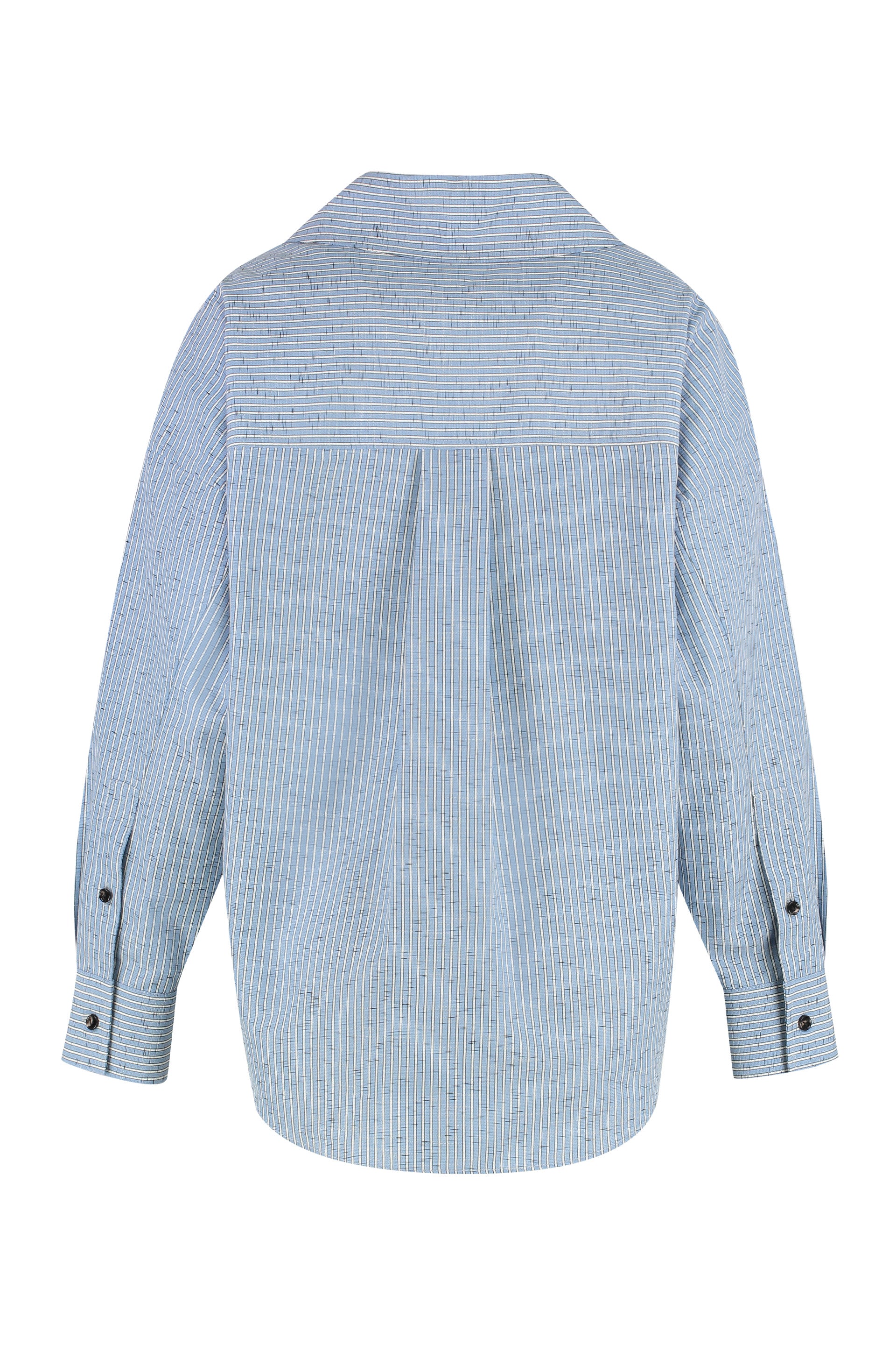Cotton and linen blouse