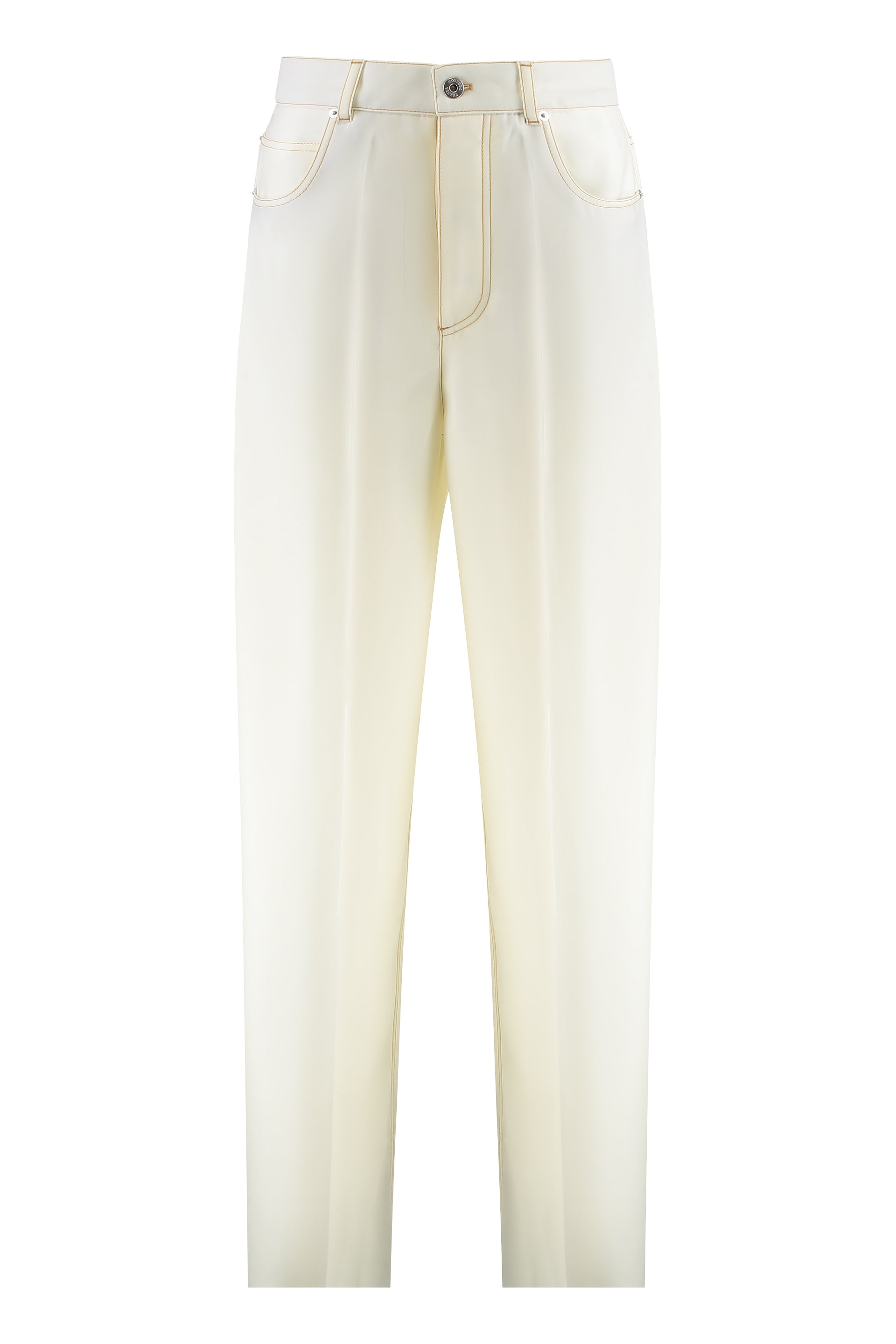 Wool wide-leg trousers