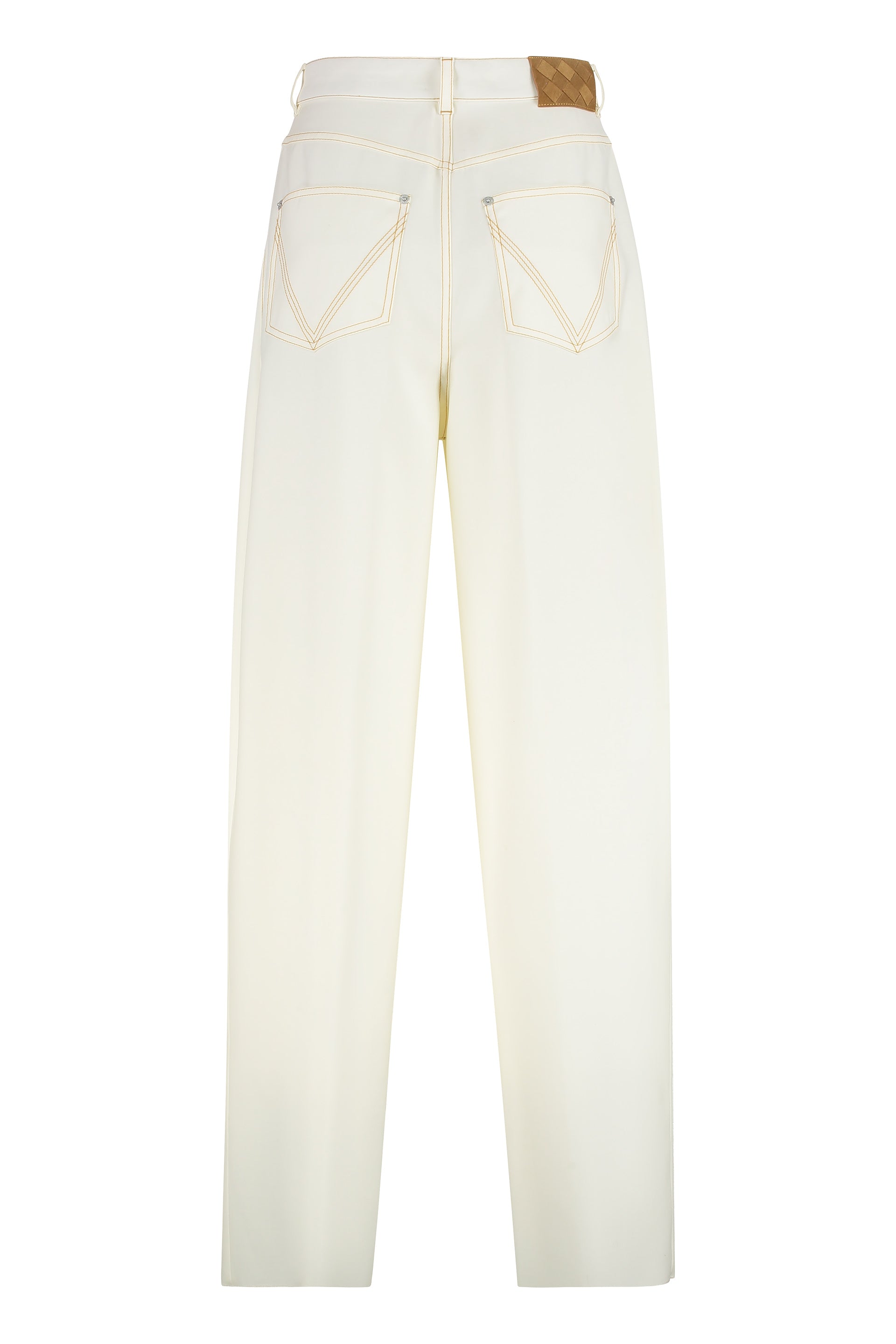 Wool wide-leg trousers