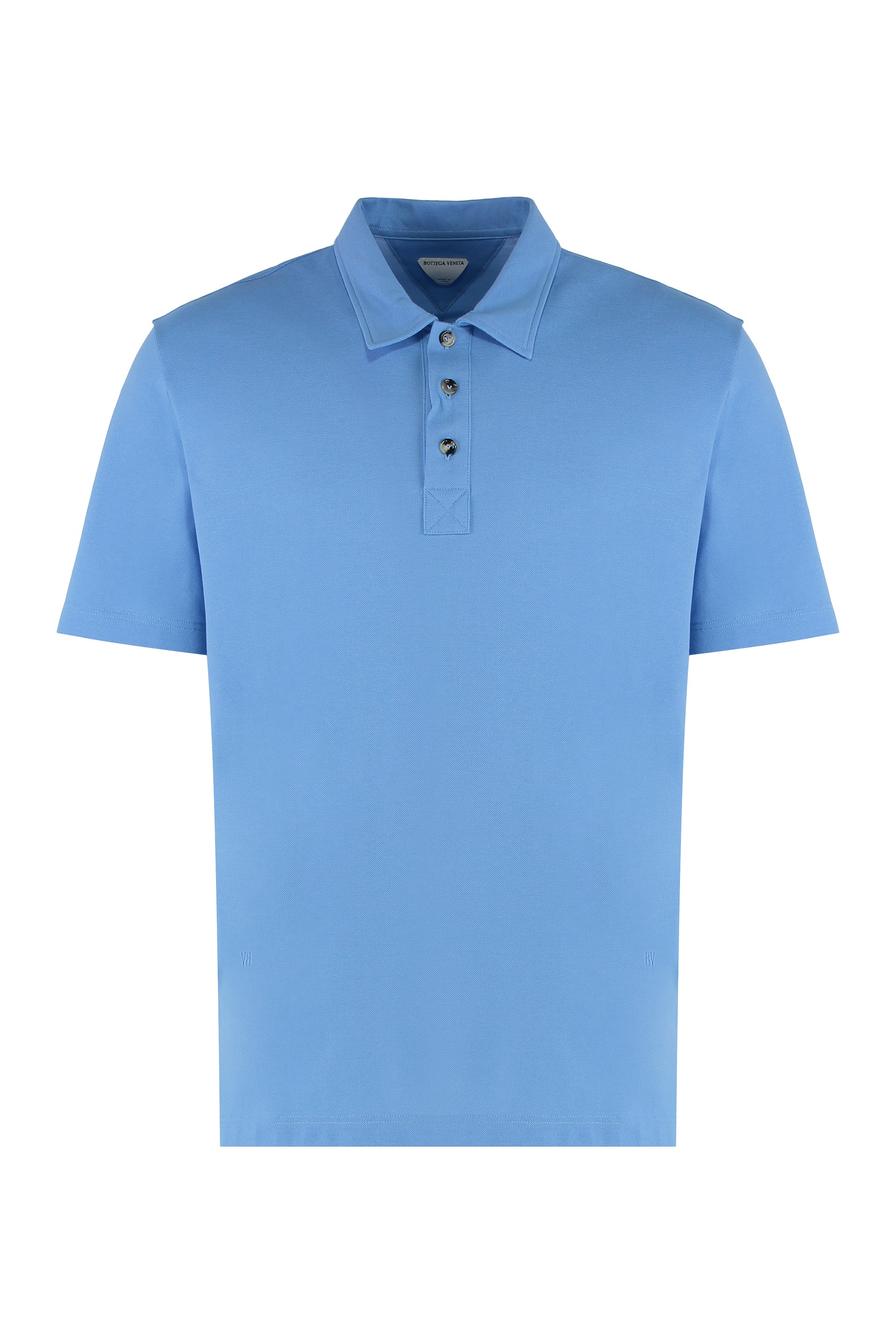 Cotton-piqué polo shirt