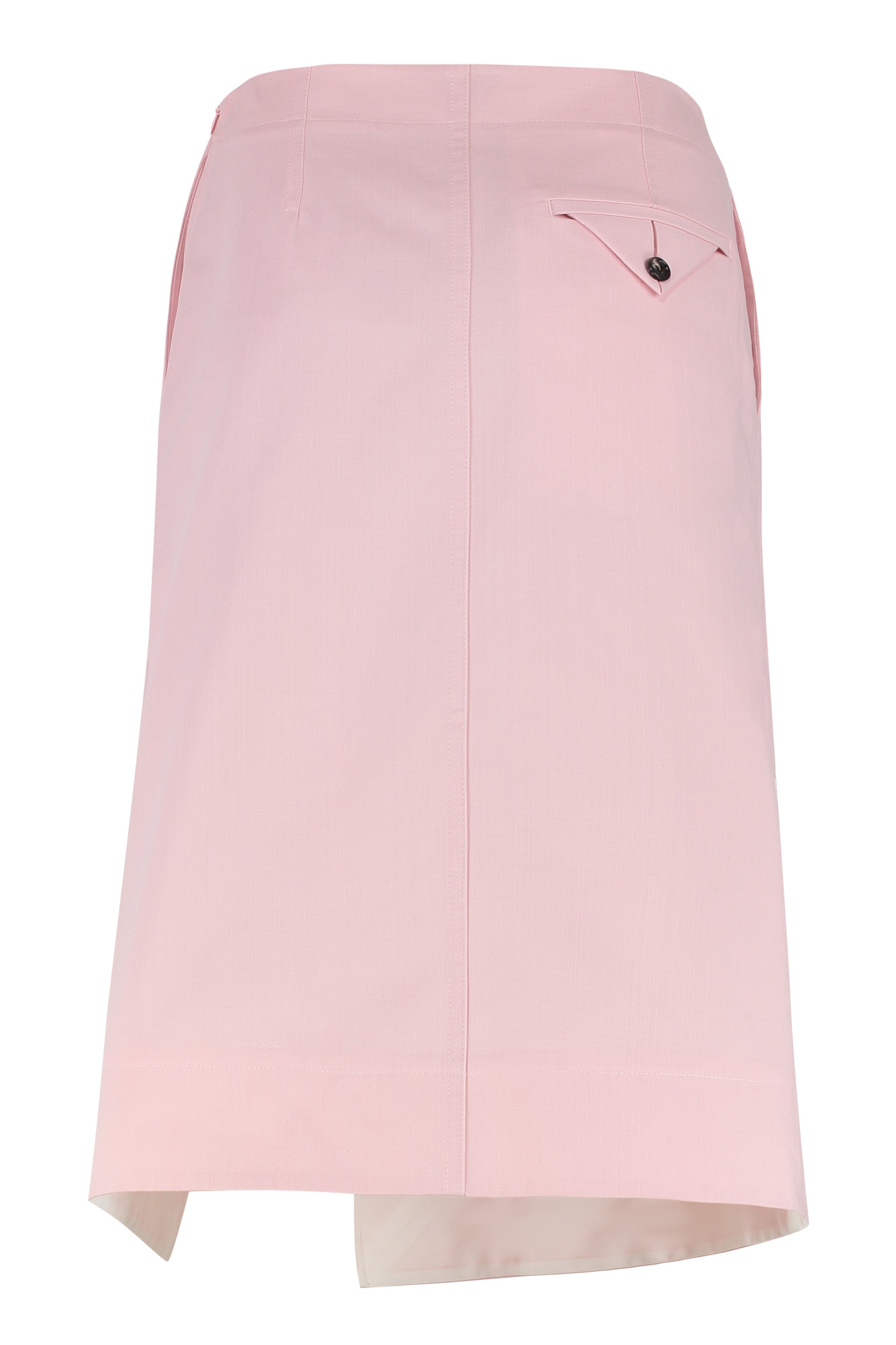 Cotton wrap skirt