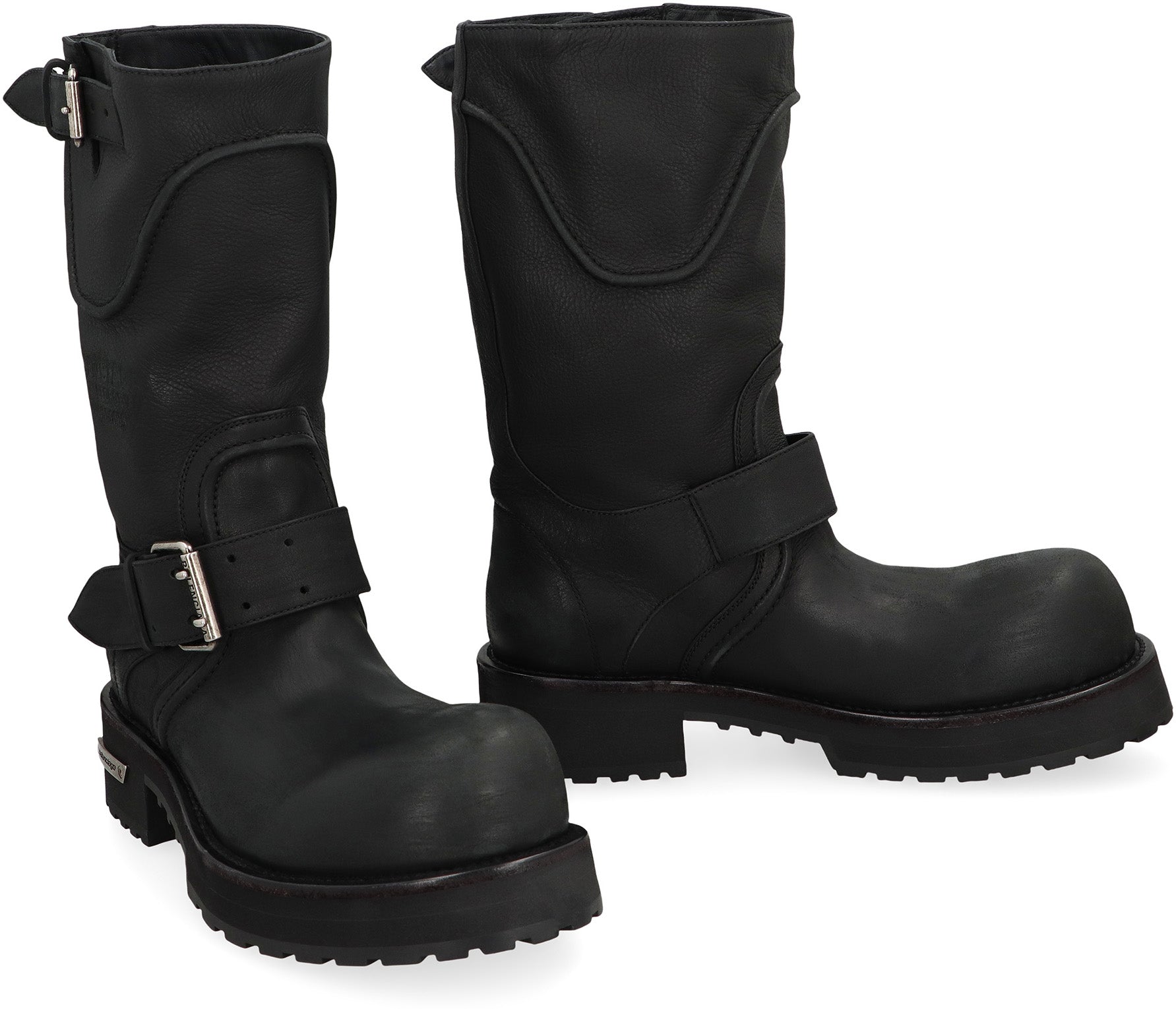 Venom boots in leather