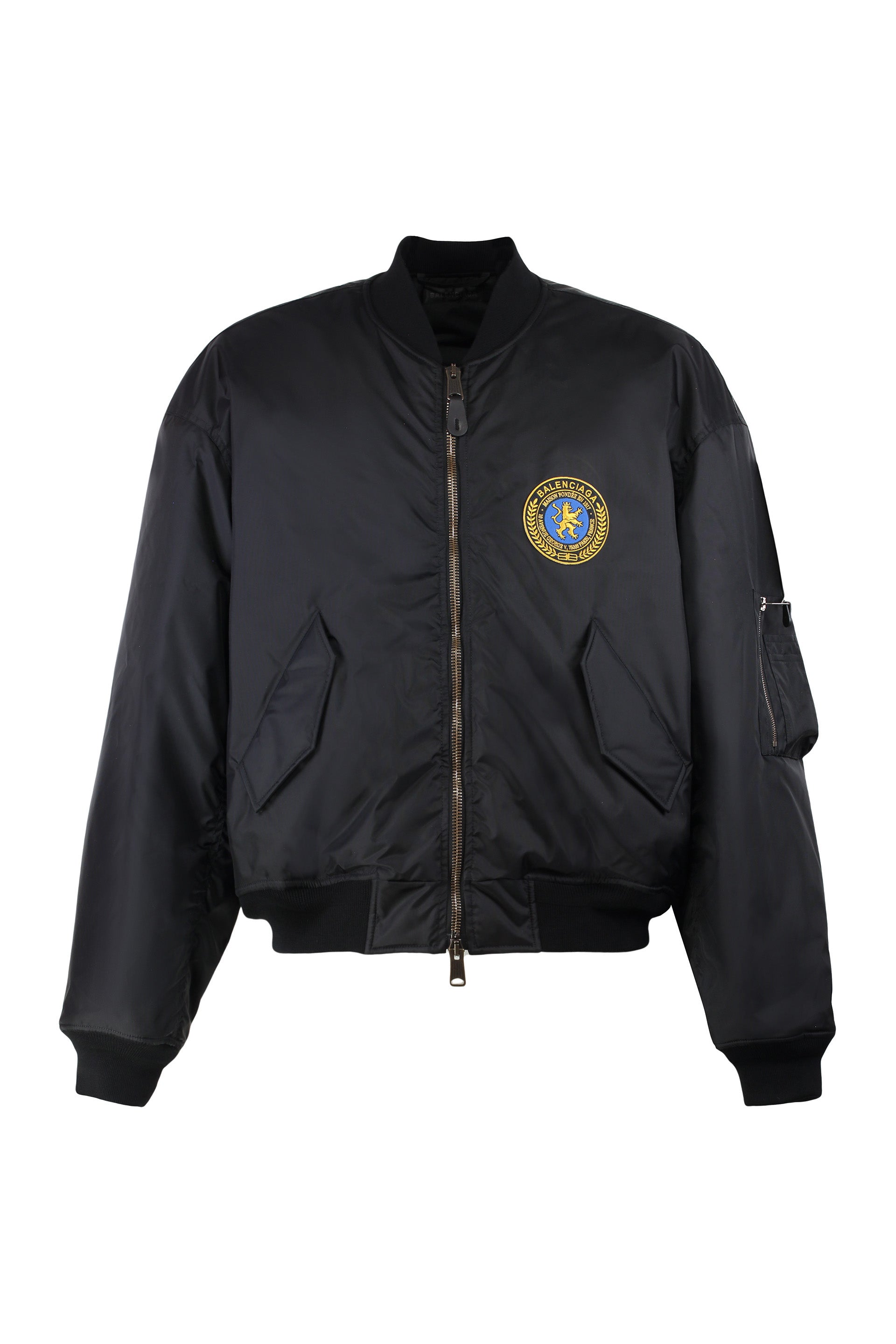 Bomber jacket in technical fabric