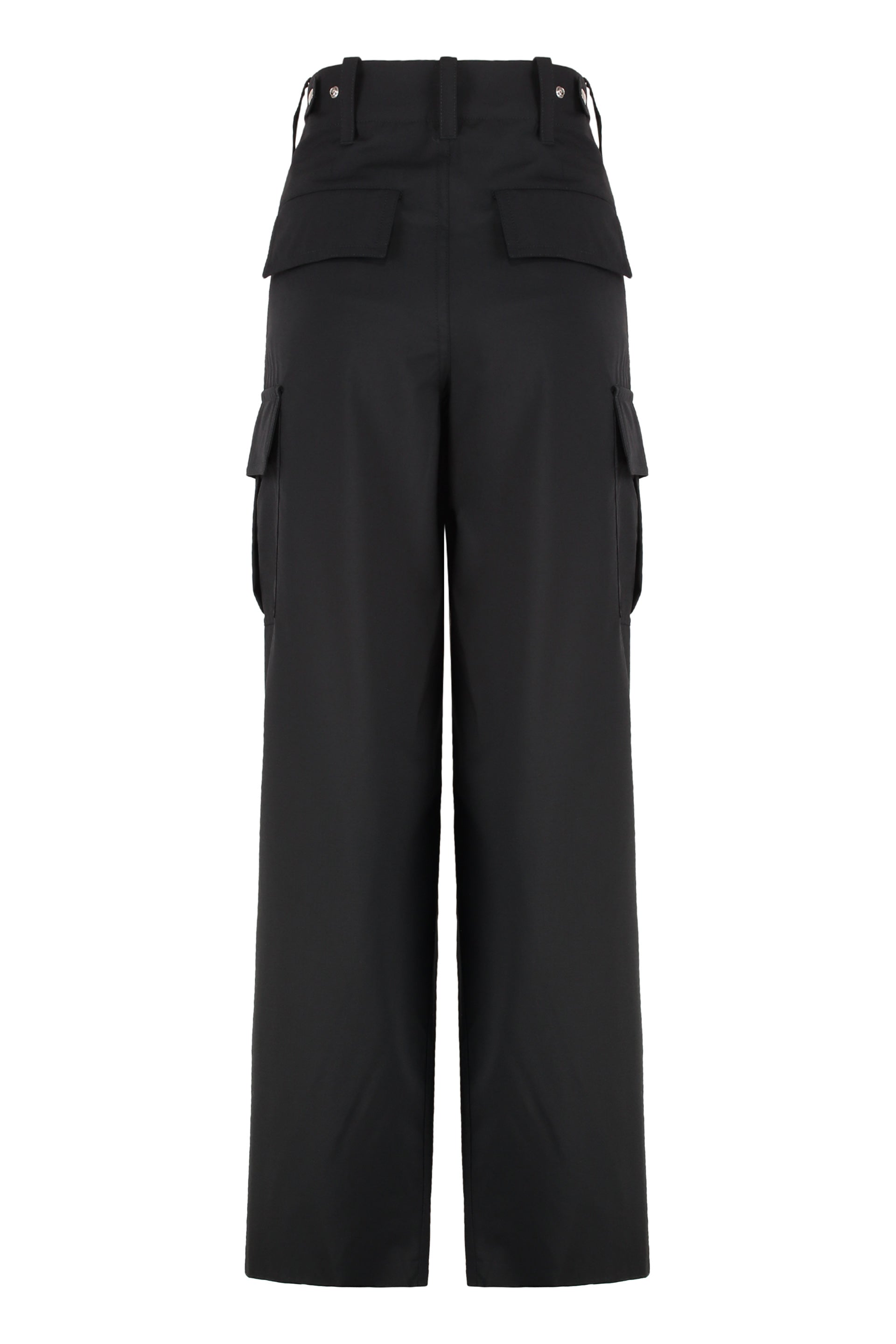 Wool cargo trousers