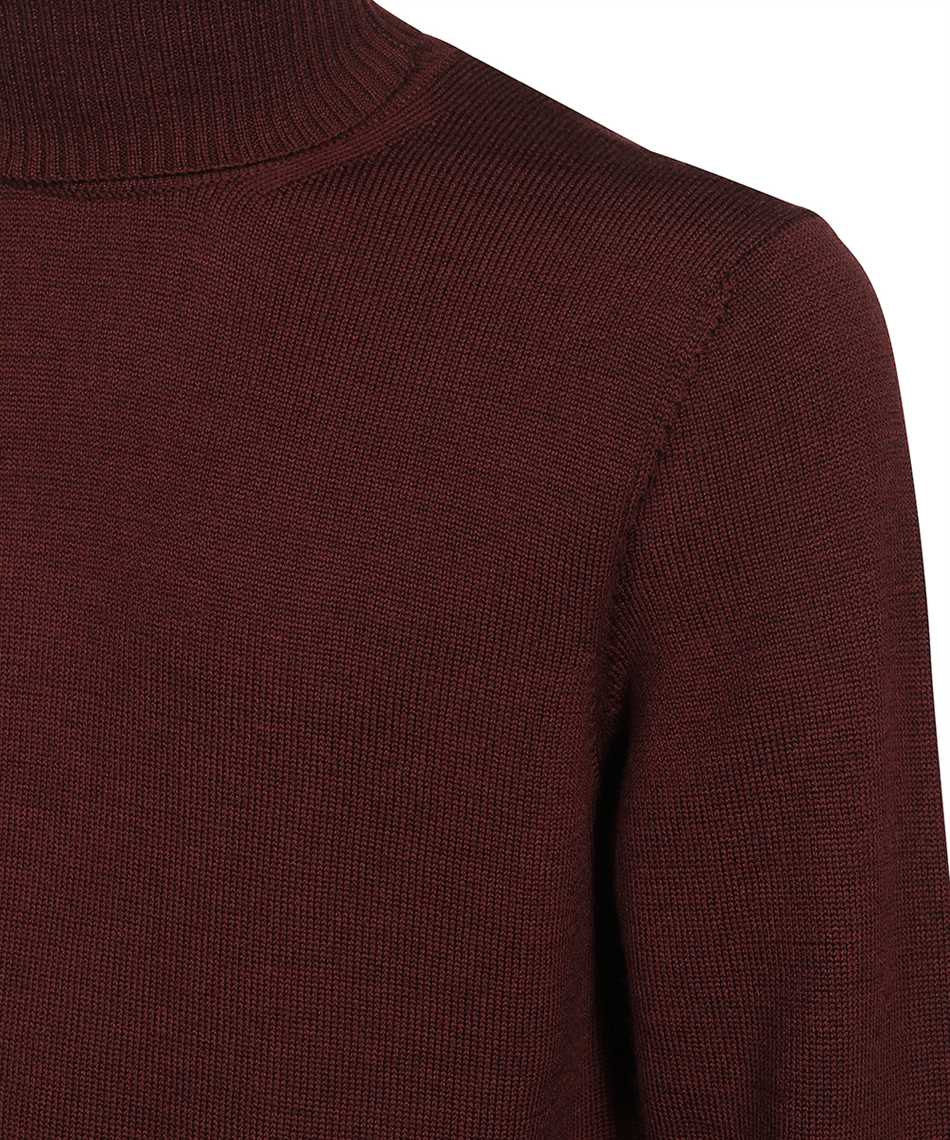 Virgin wool turtleneck sweater