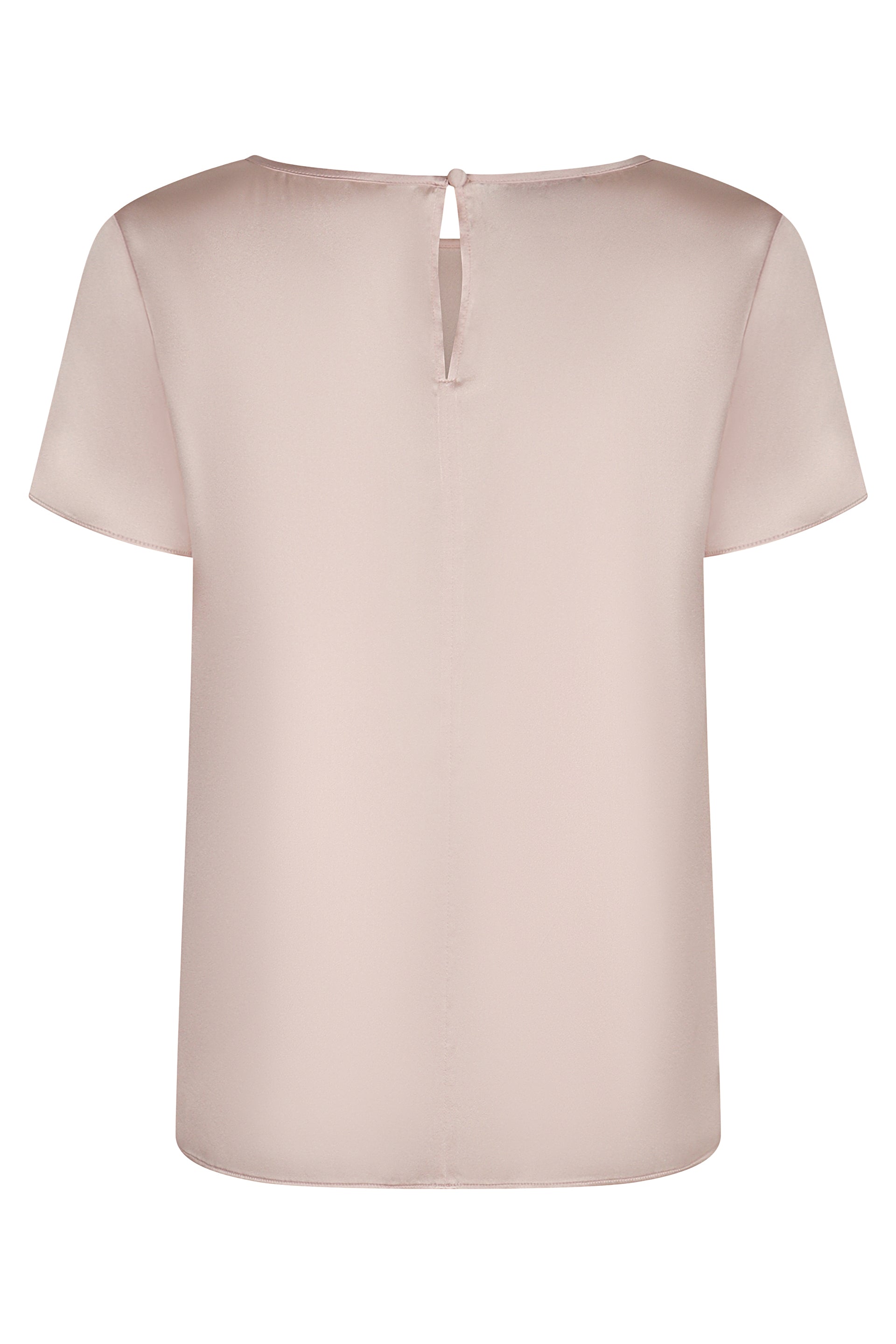 Silk satin T-shirt