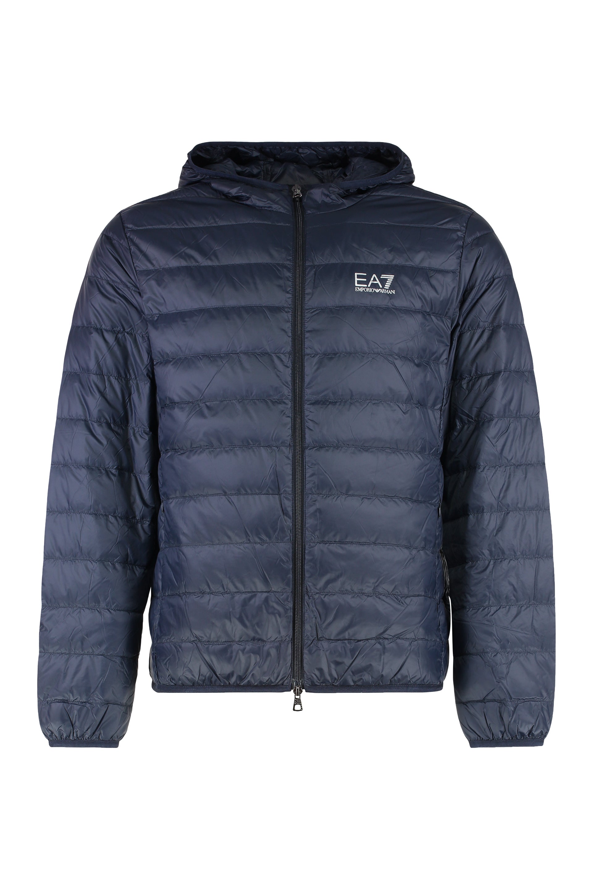 Hooded ultra-light down jacket