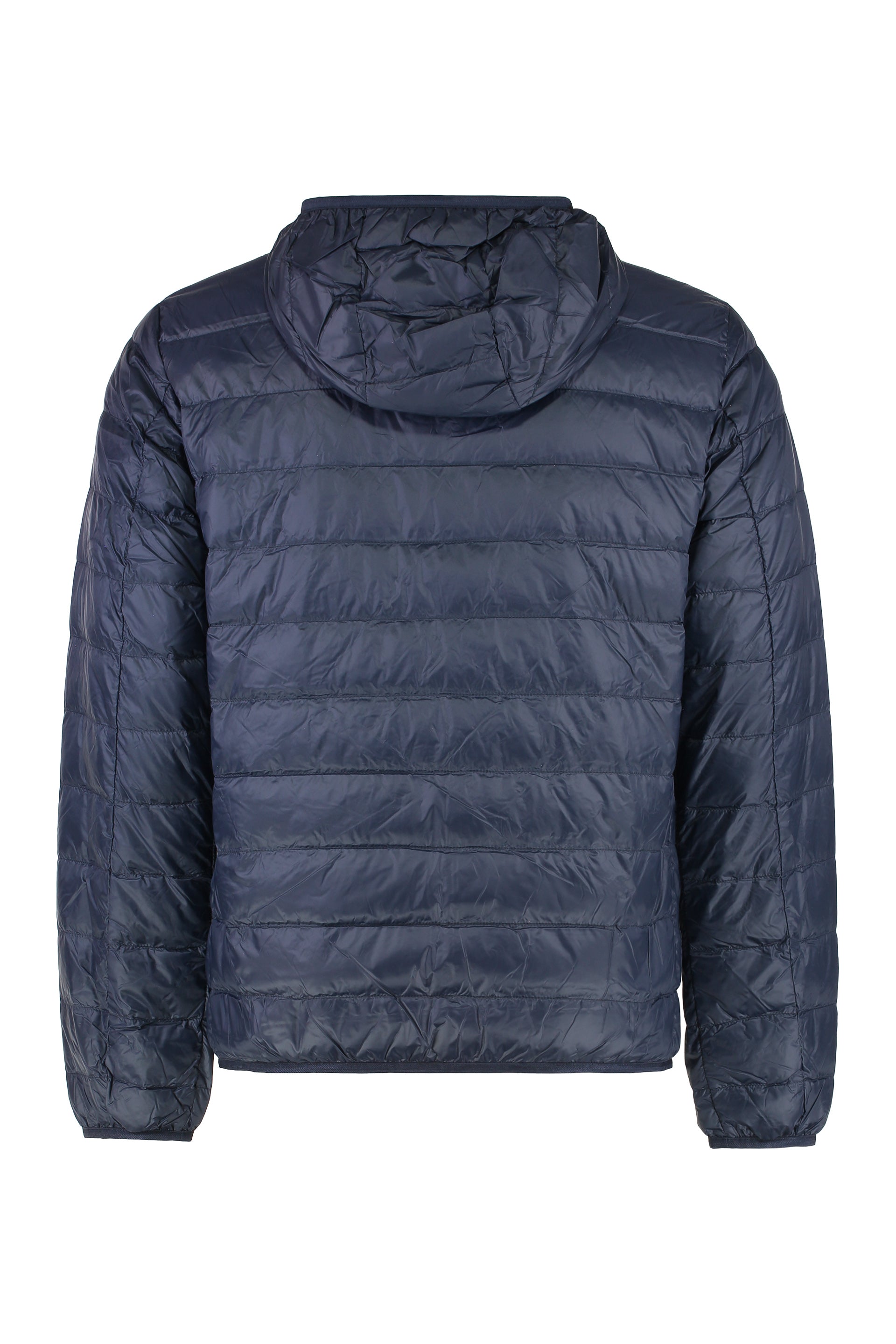 Hooded ultra-light down jacket