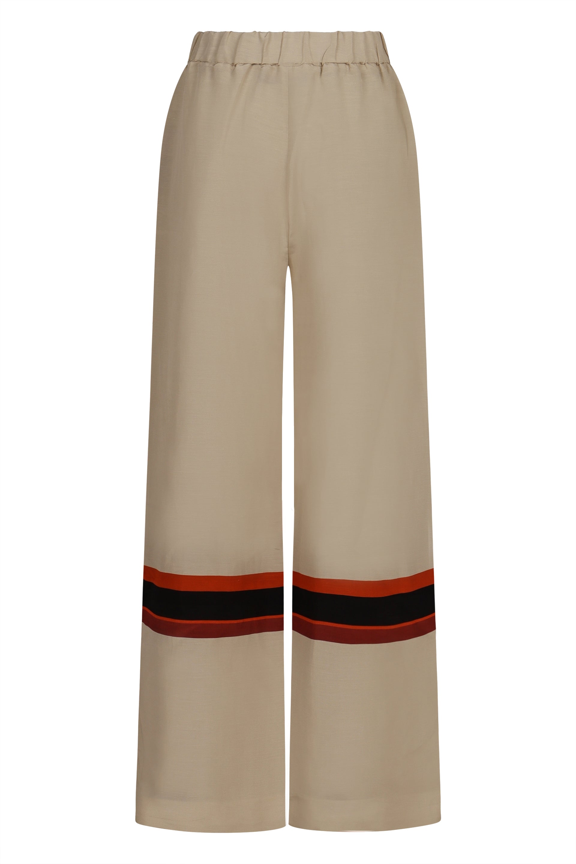 Linen and silk trousers