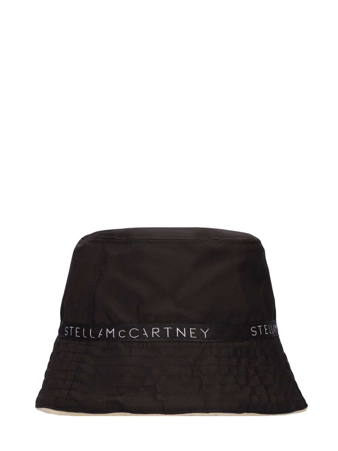 Black Bucket Hat with Embroidered Logo