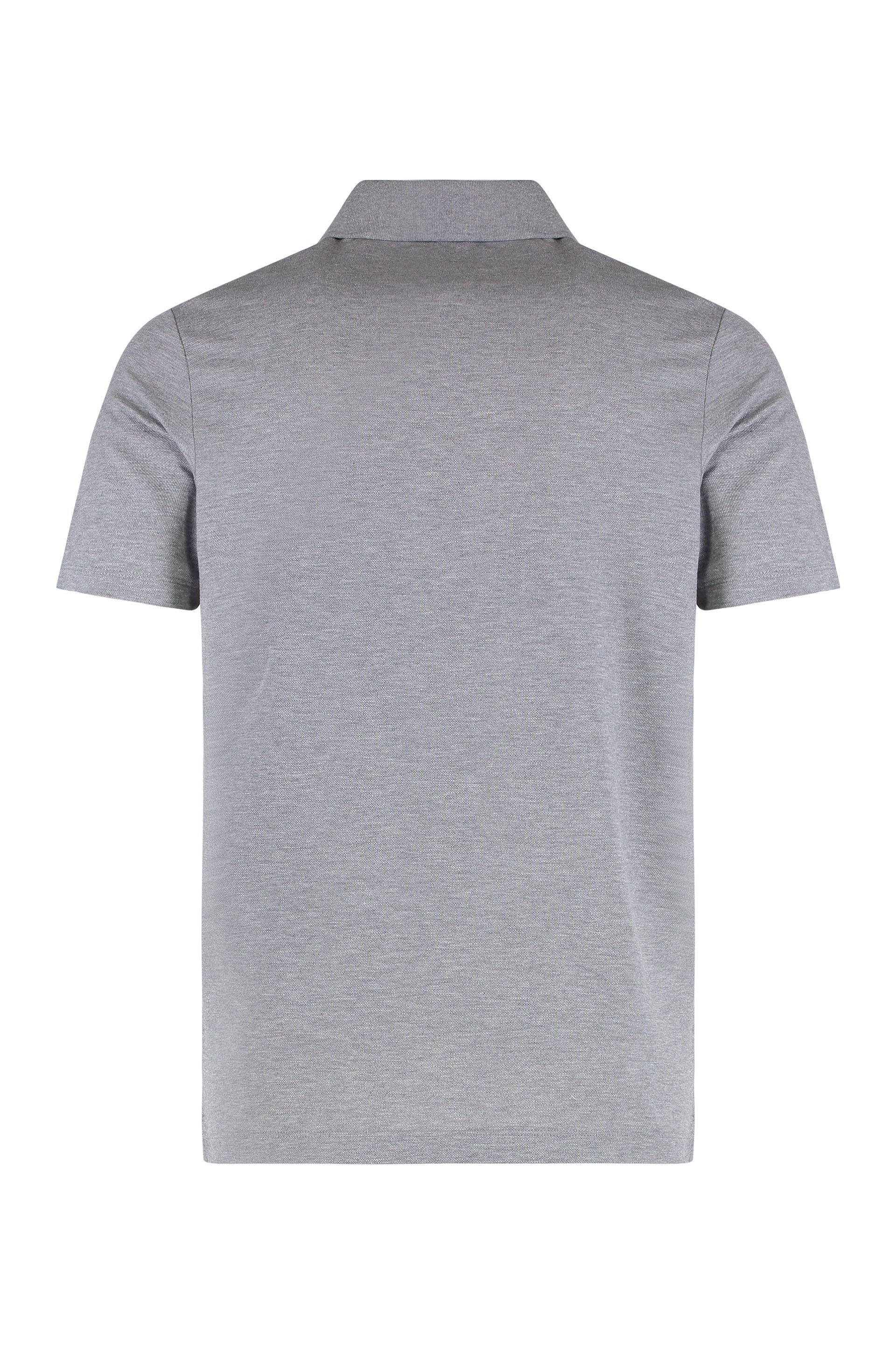Cotton piqué polo shirt