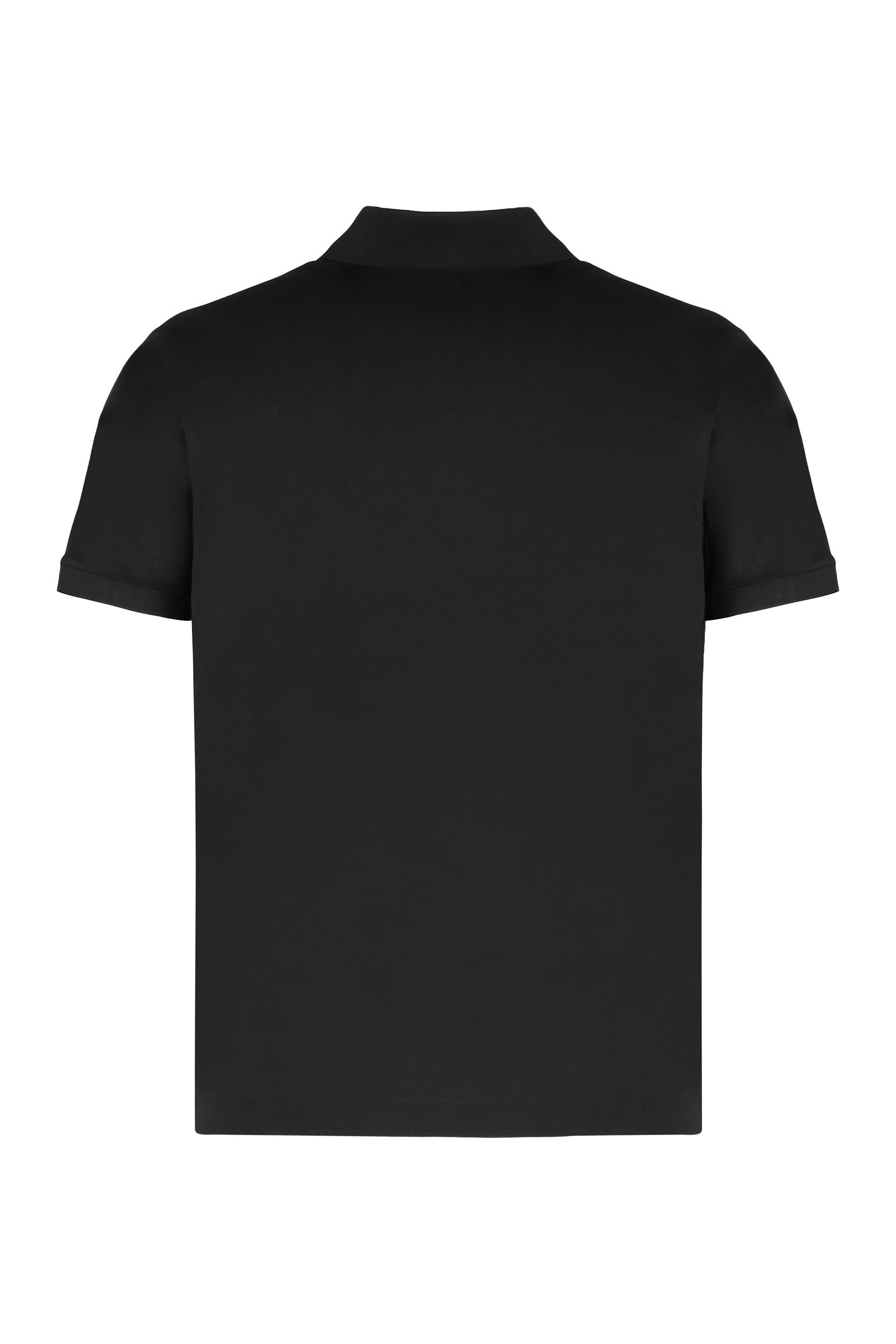 Cotton piqué polo shirt
