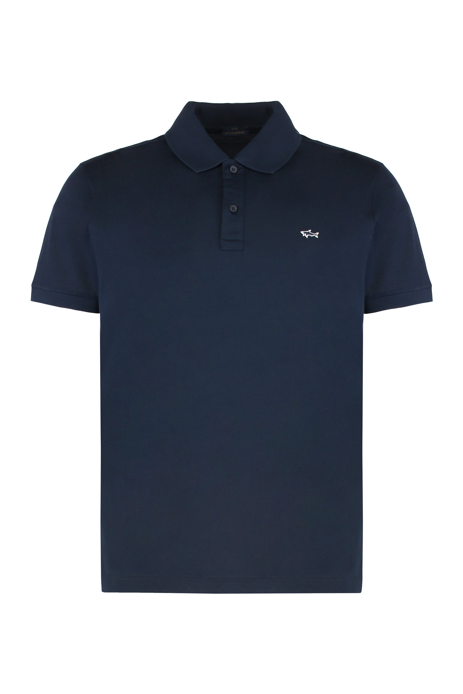 Cotton piqué polo shirt