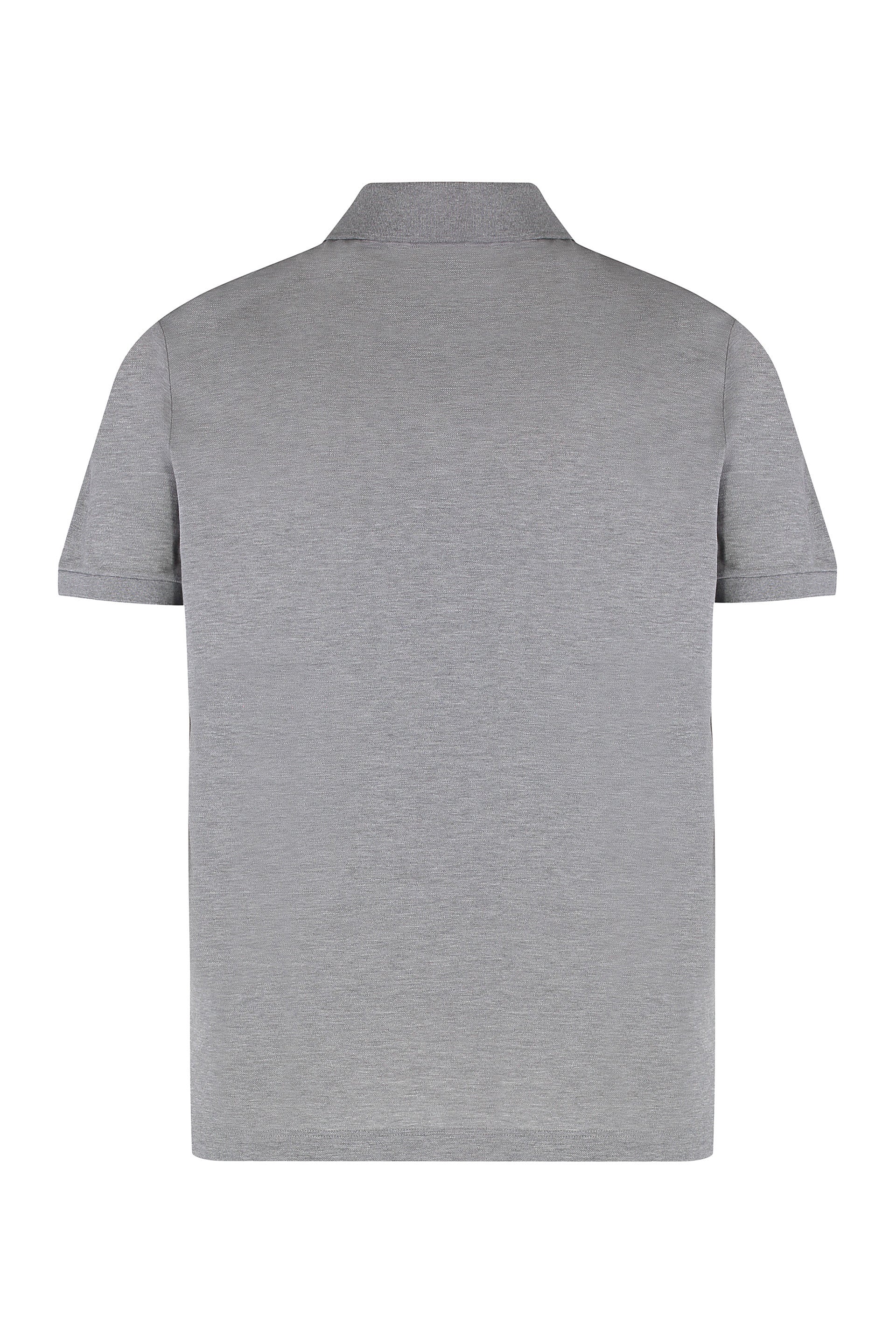 Cotton piqué polo shirt