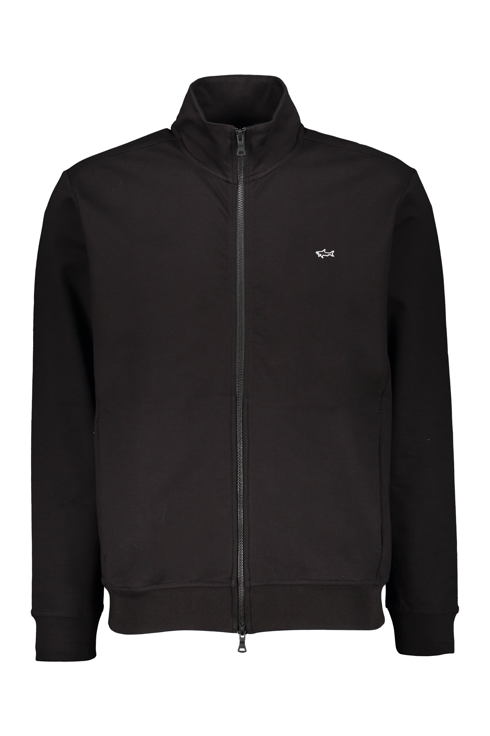 Black hoodie with zip, comfort and style