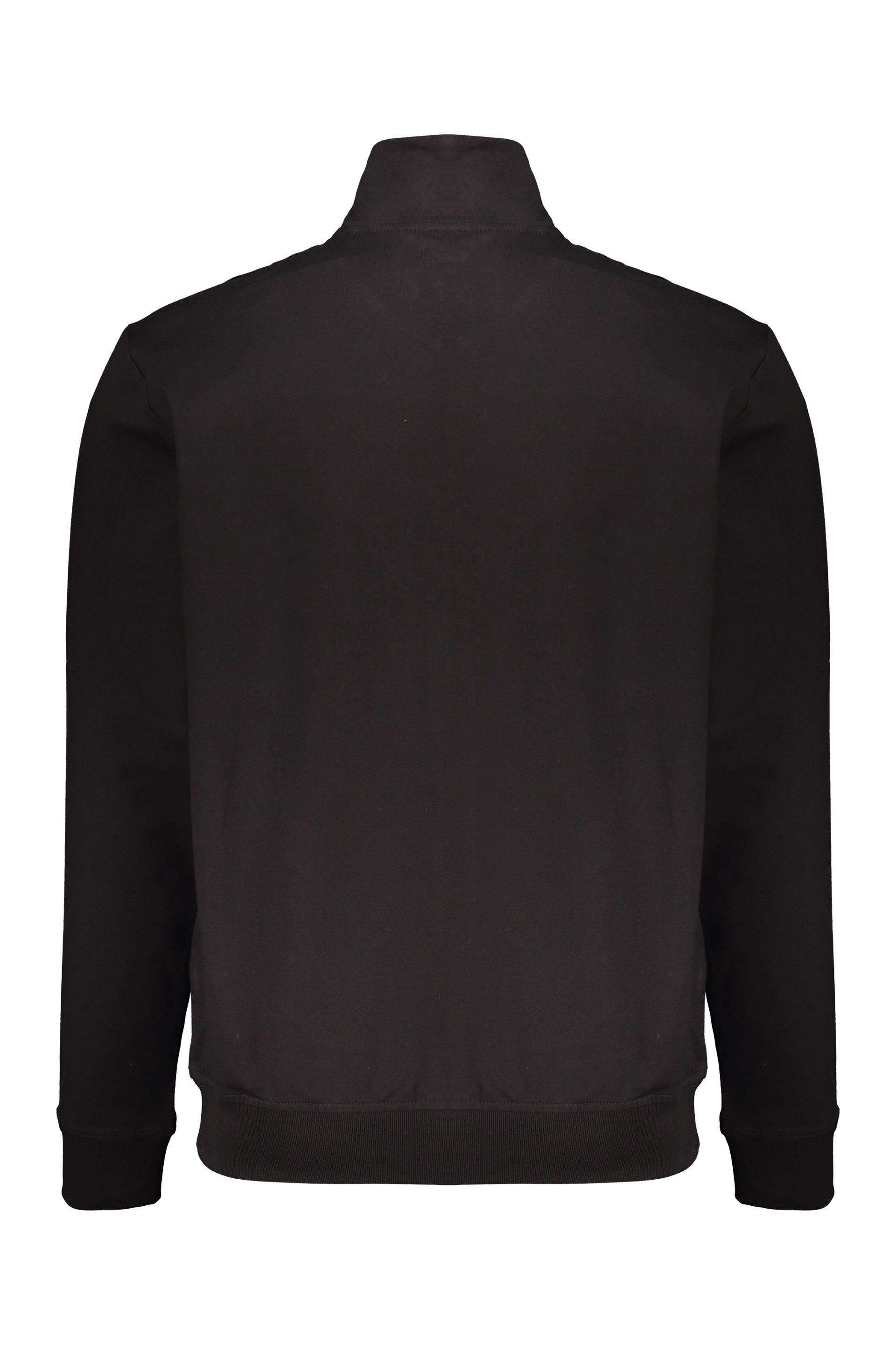 Black hoodie with zip, comfort and style