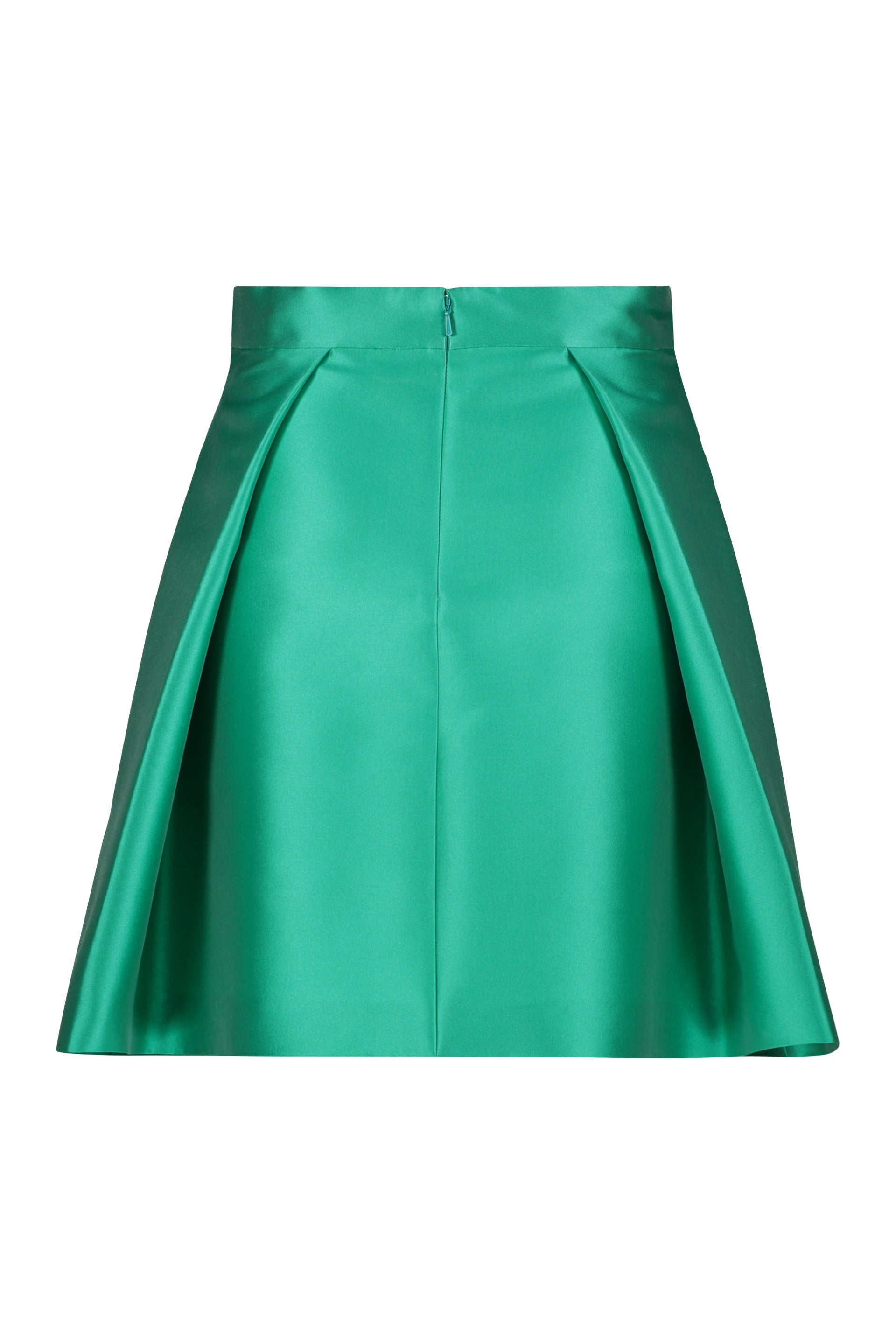 Pleated midi skirt