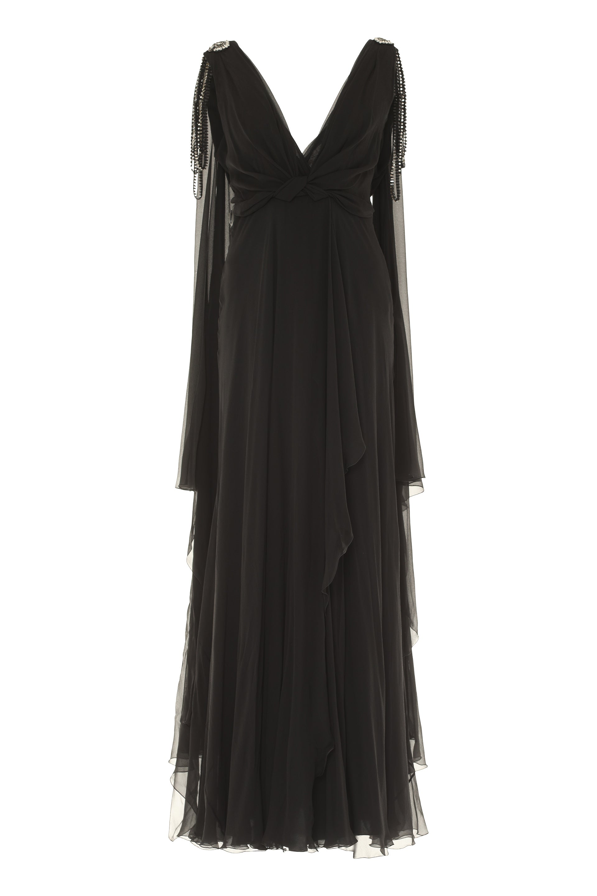 Silk gown