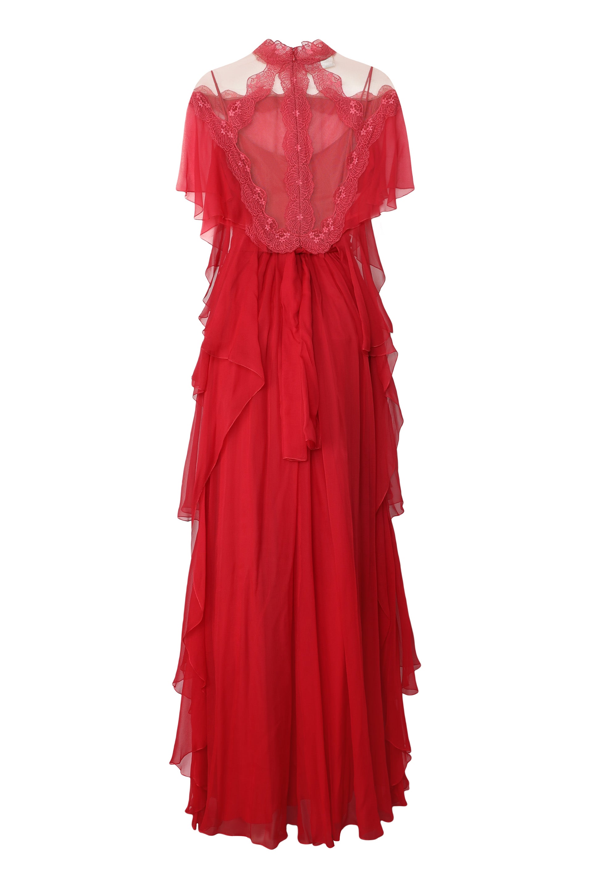 "Silk layered dress"