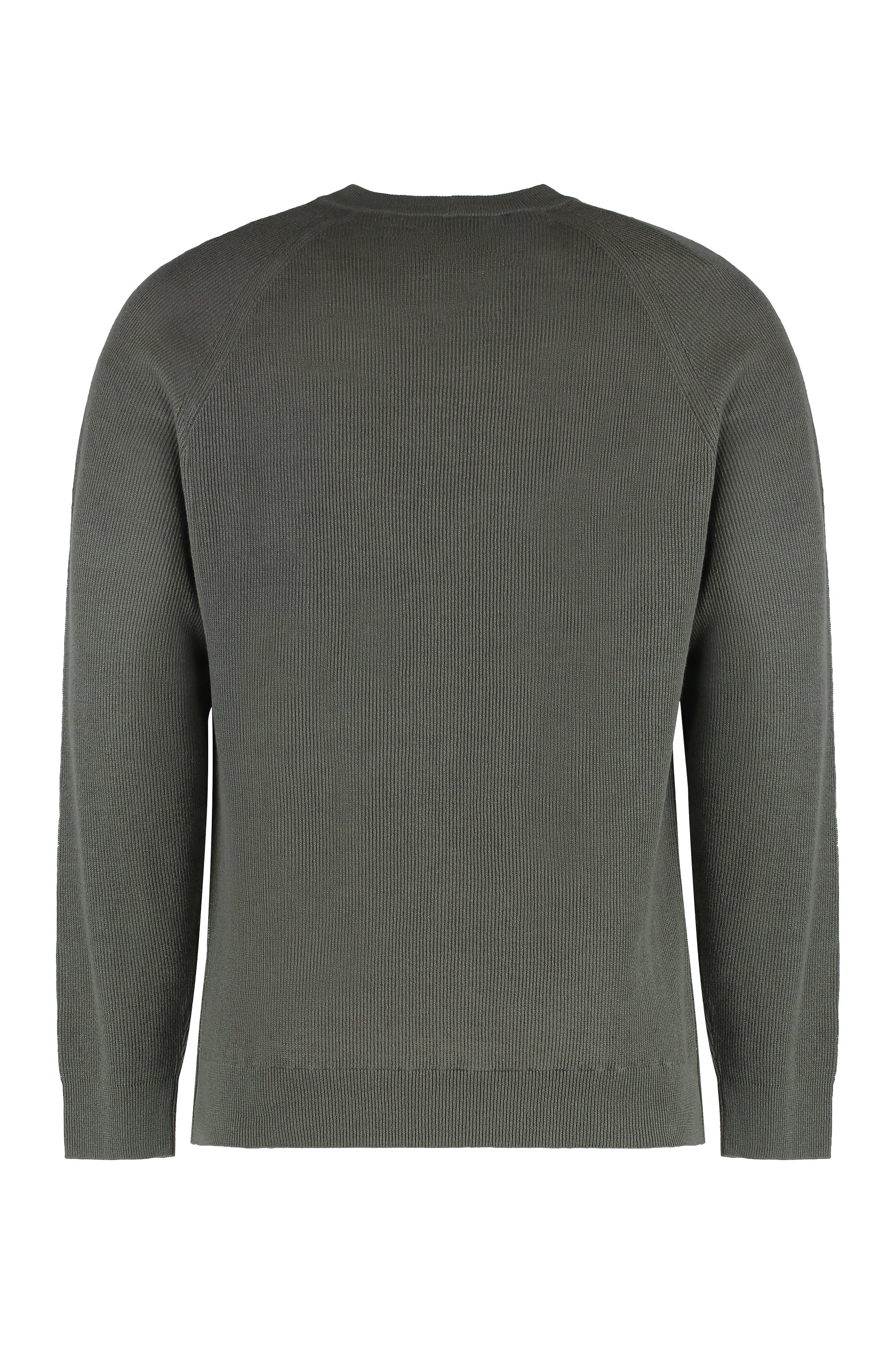 Linen-cotton crew-neck sweater