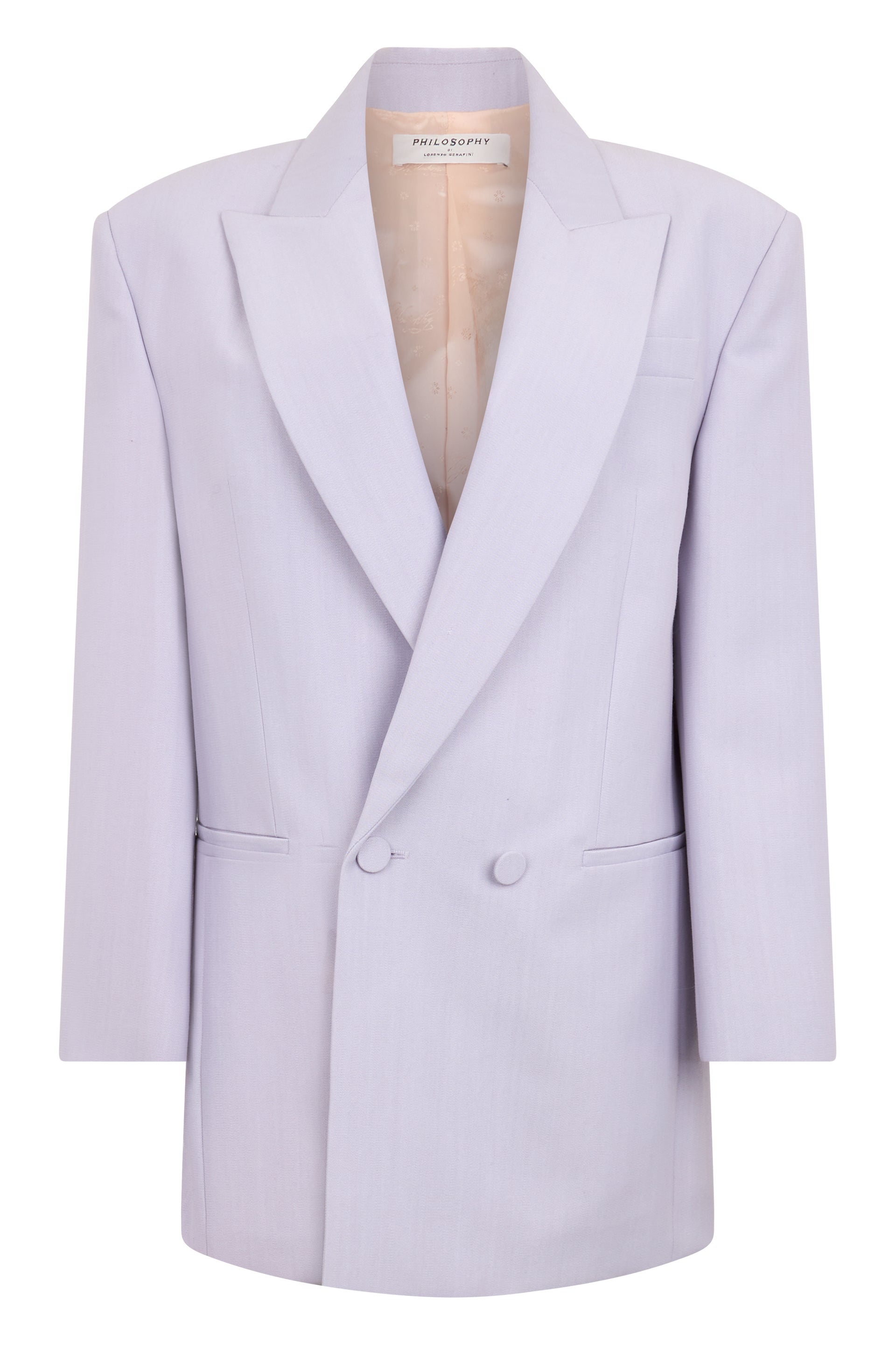 Elegant double-breasted blazer suitable for any occasion.