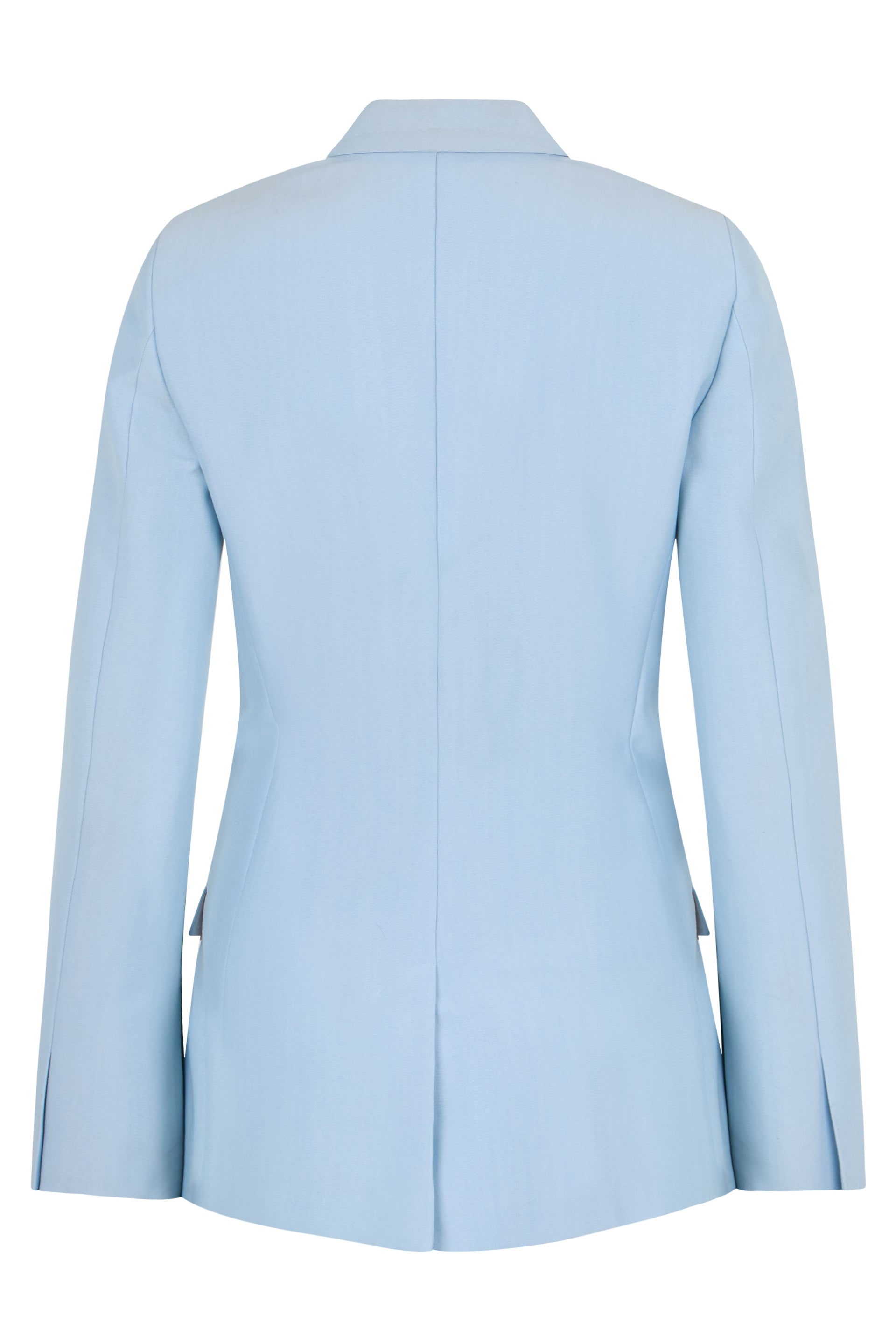 Light blue blazer with classic and elegant design.
