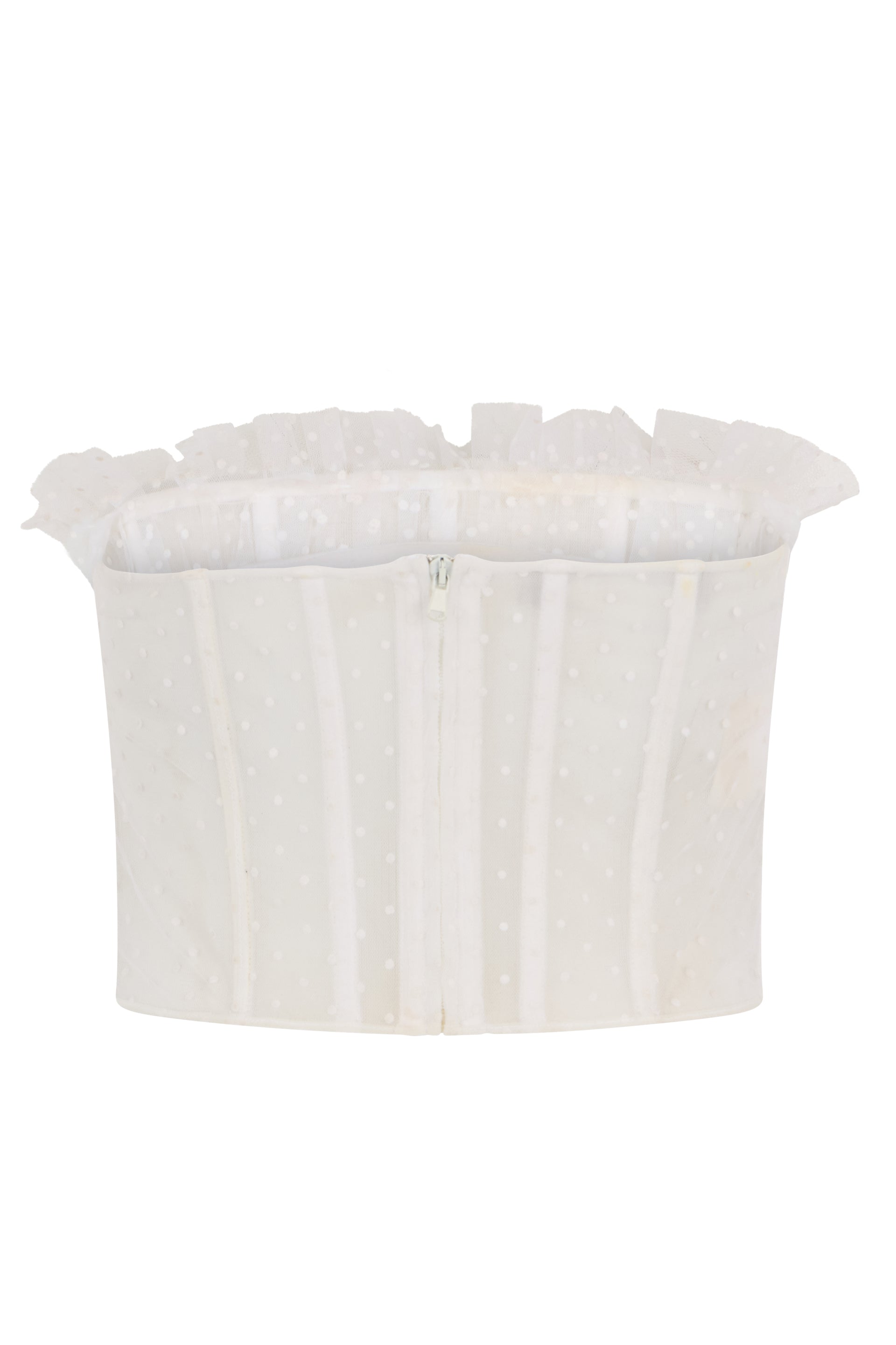 White cropped top lightweight for chic summer occasions.