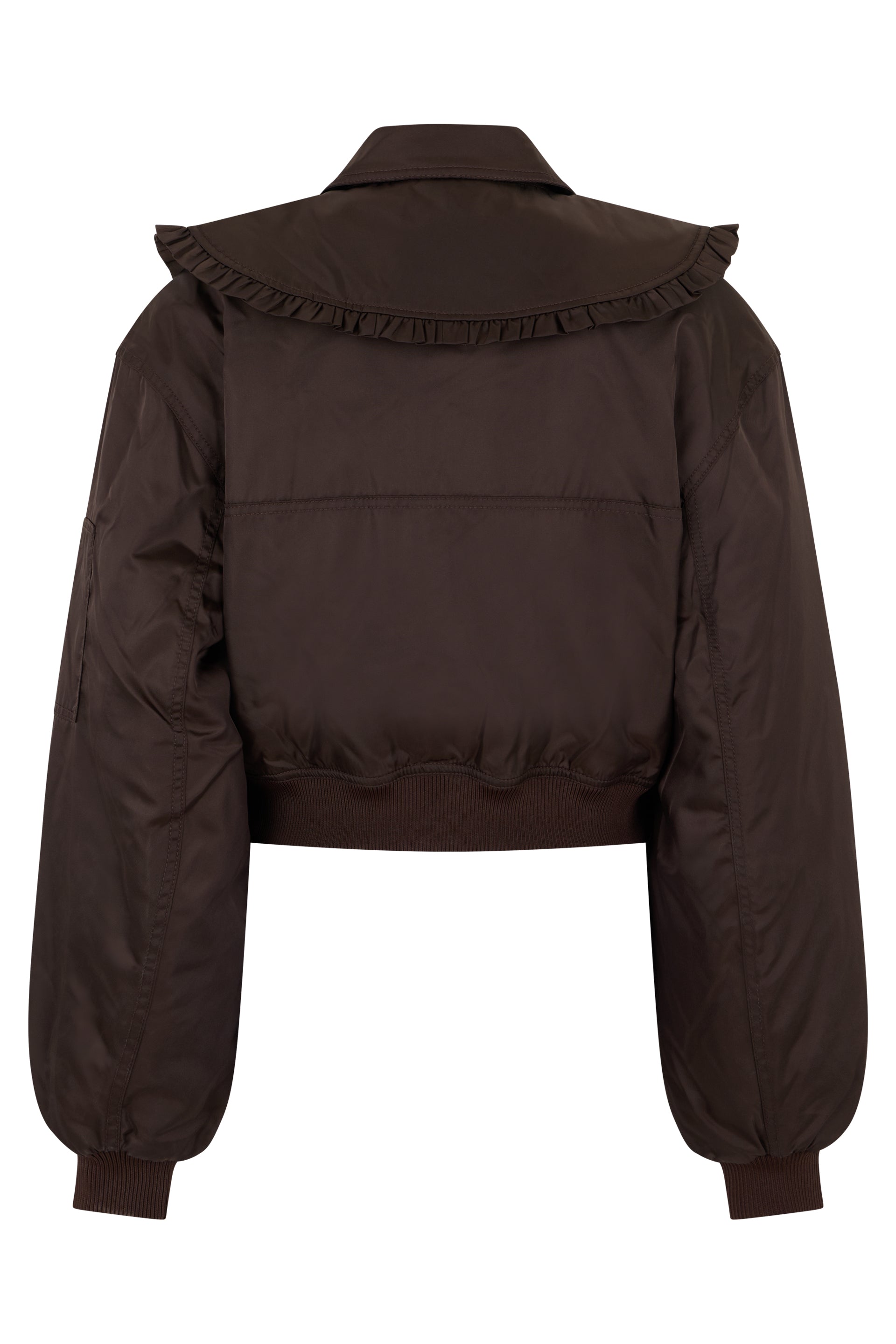 Bomber Jacket in Nylon Duchess