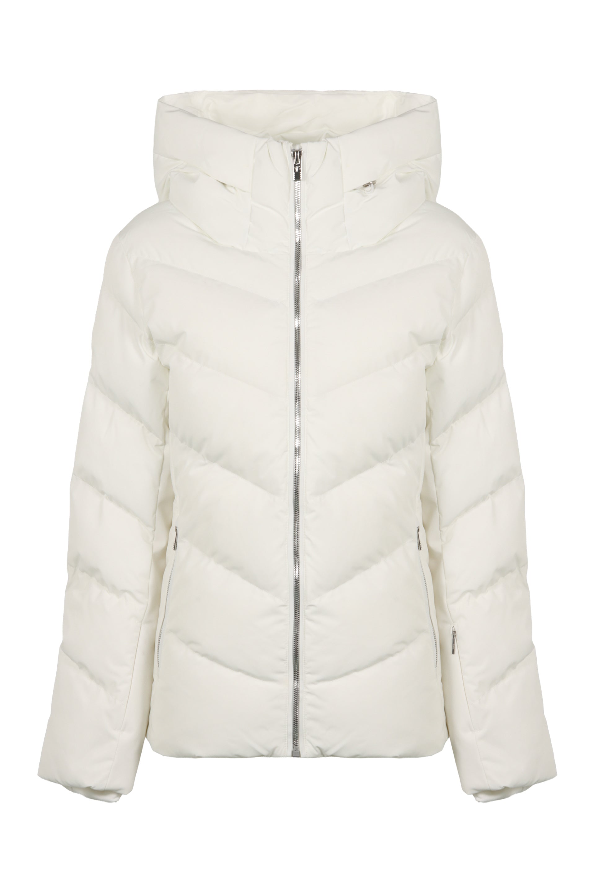Delphine down jacket with hood