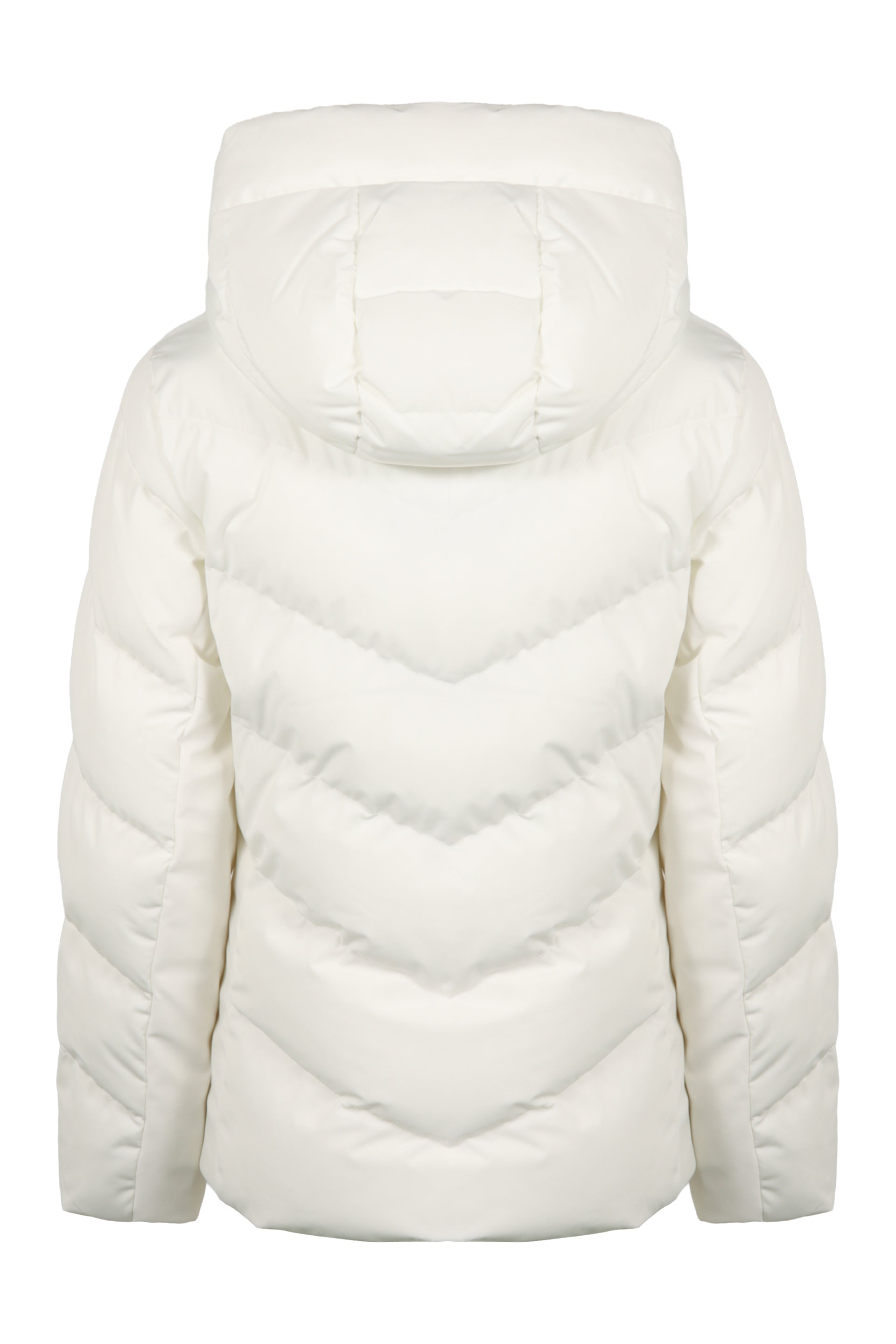 Delphine down jacket with hood