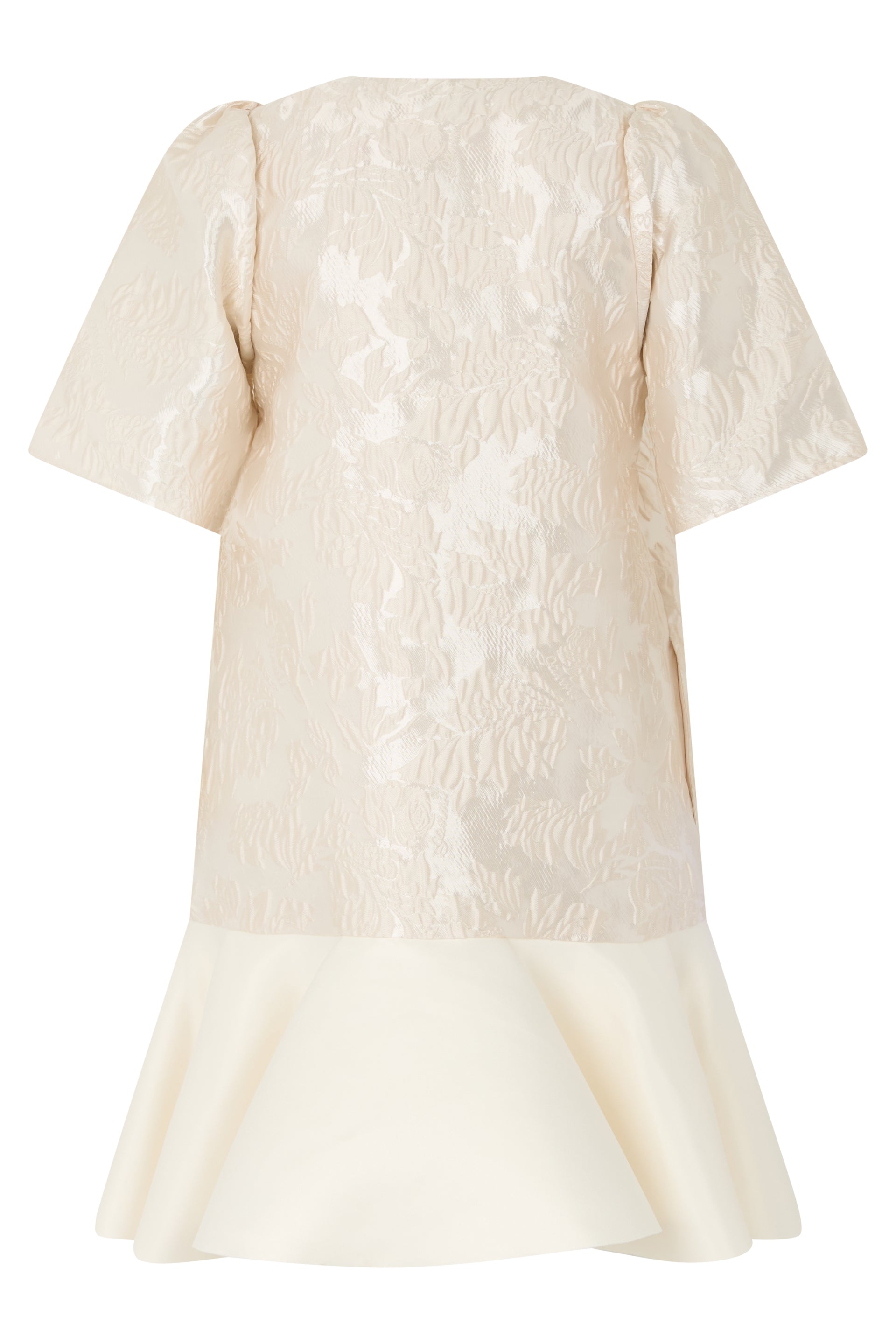 Mini dress in polyester and polyamide