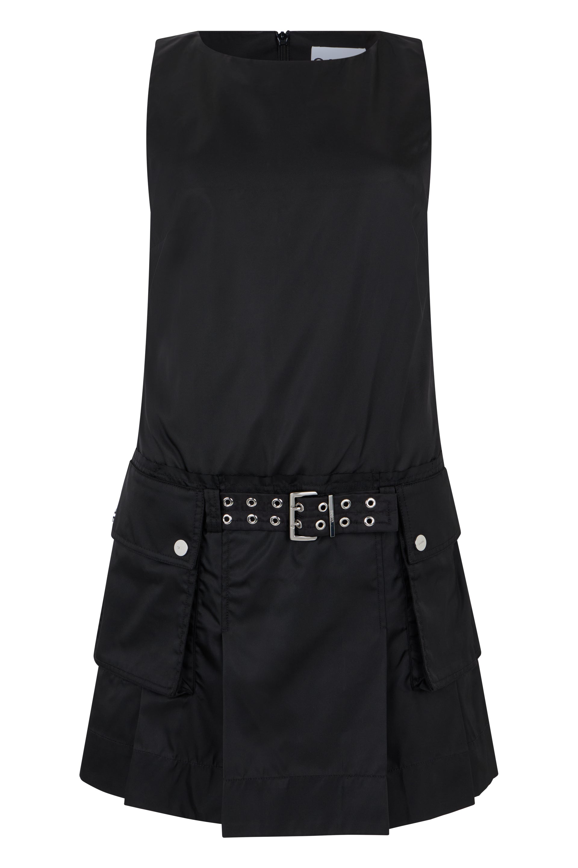 Mini Dress in Duchesse Nylon