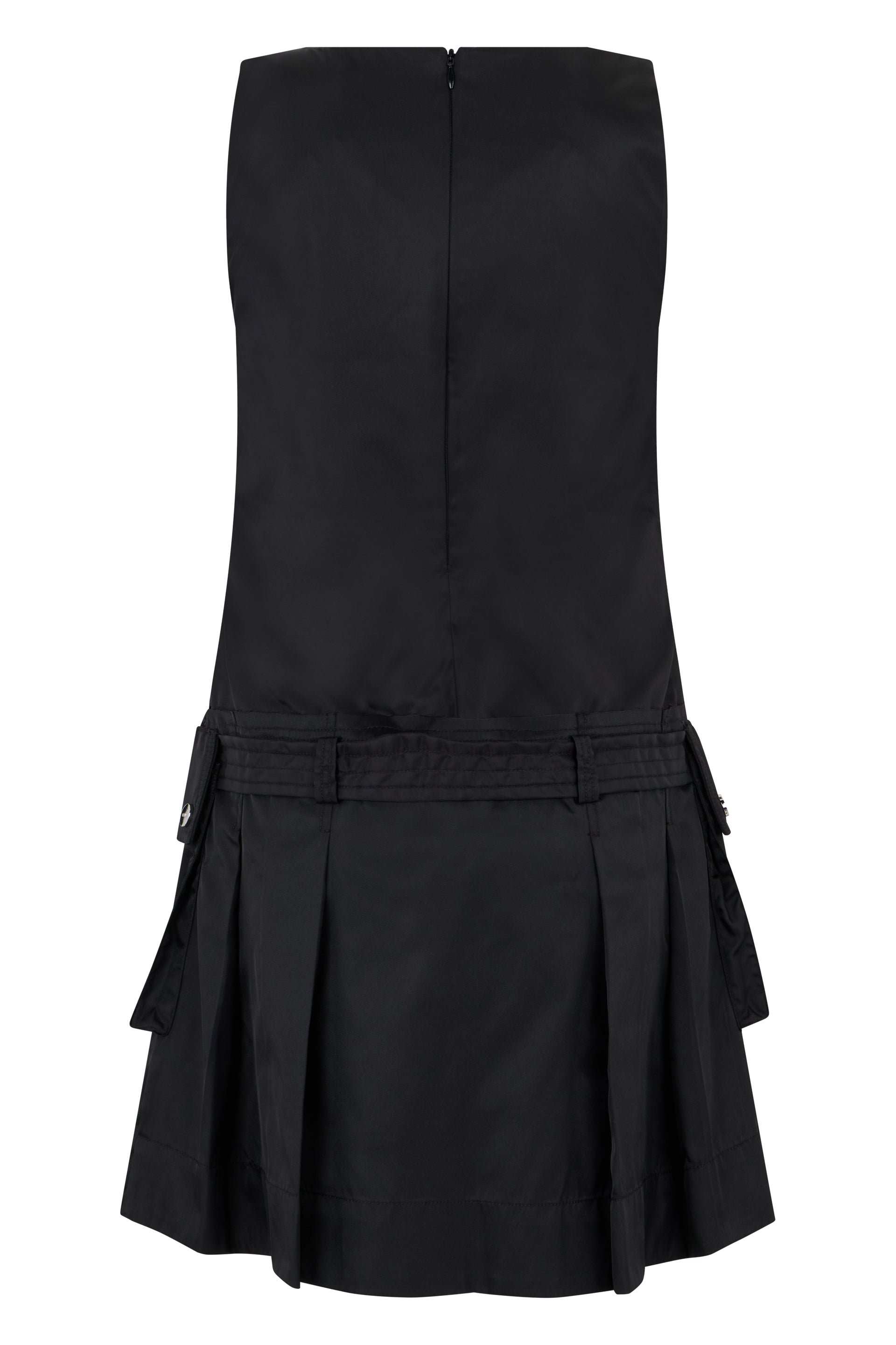 Mini Dress in Duchesse Nylon