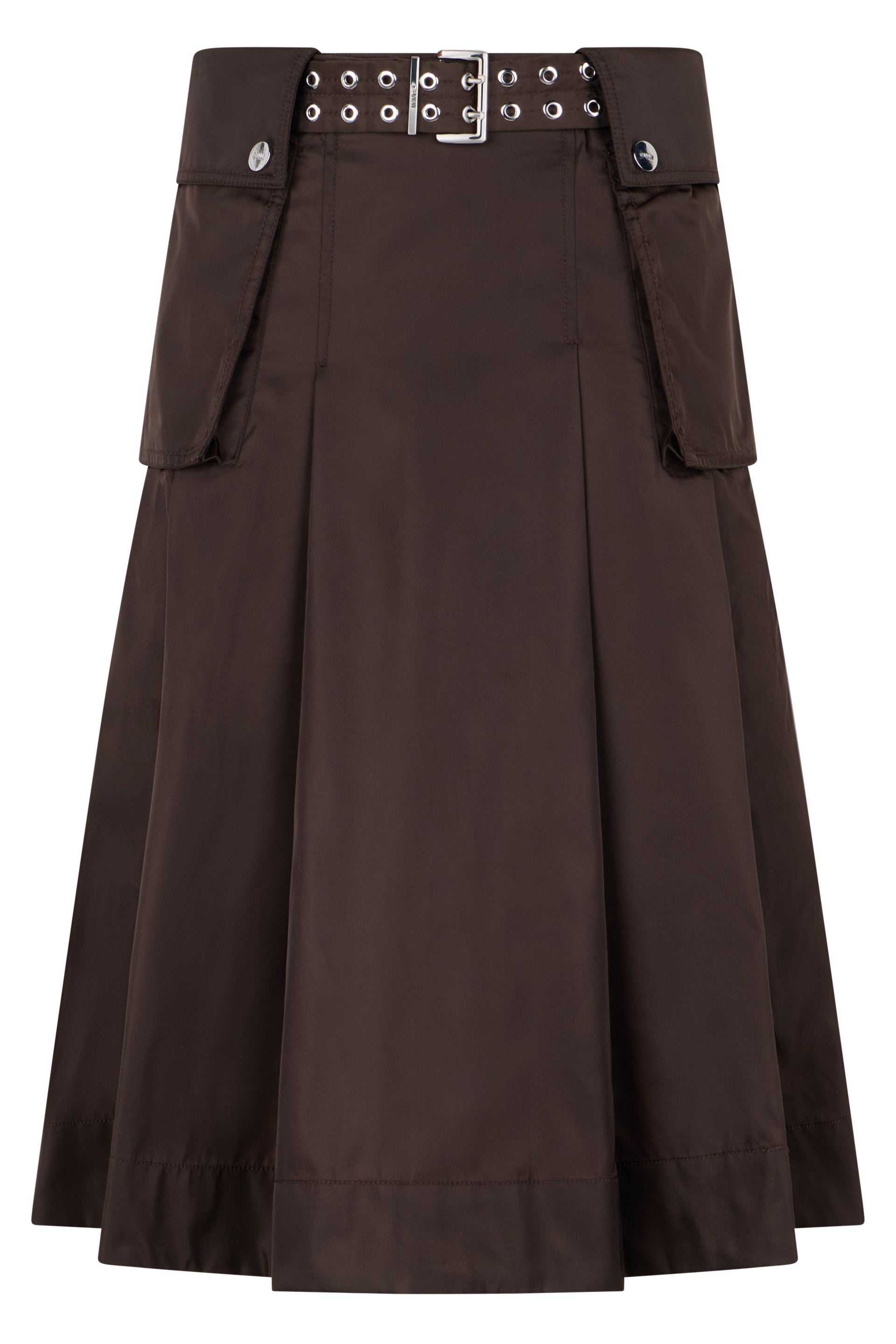 Pleated Skirt in Nylon