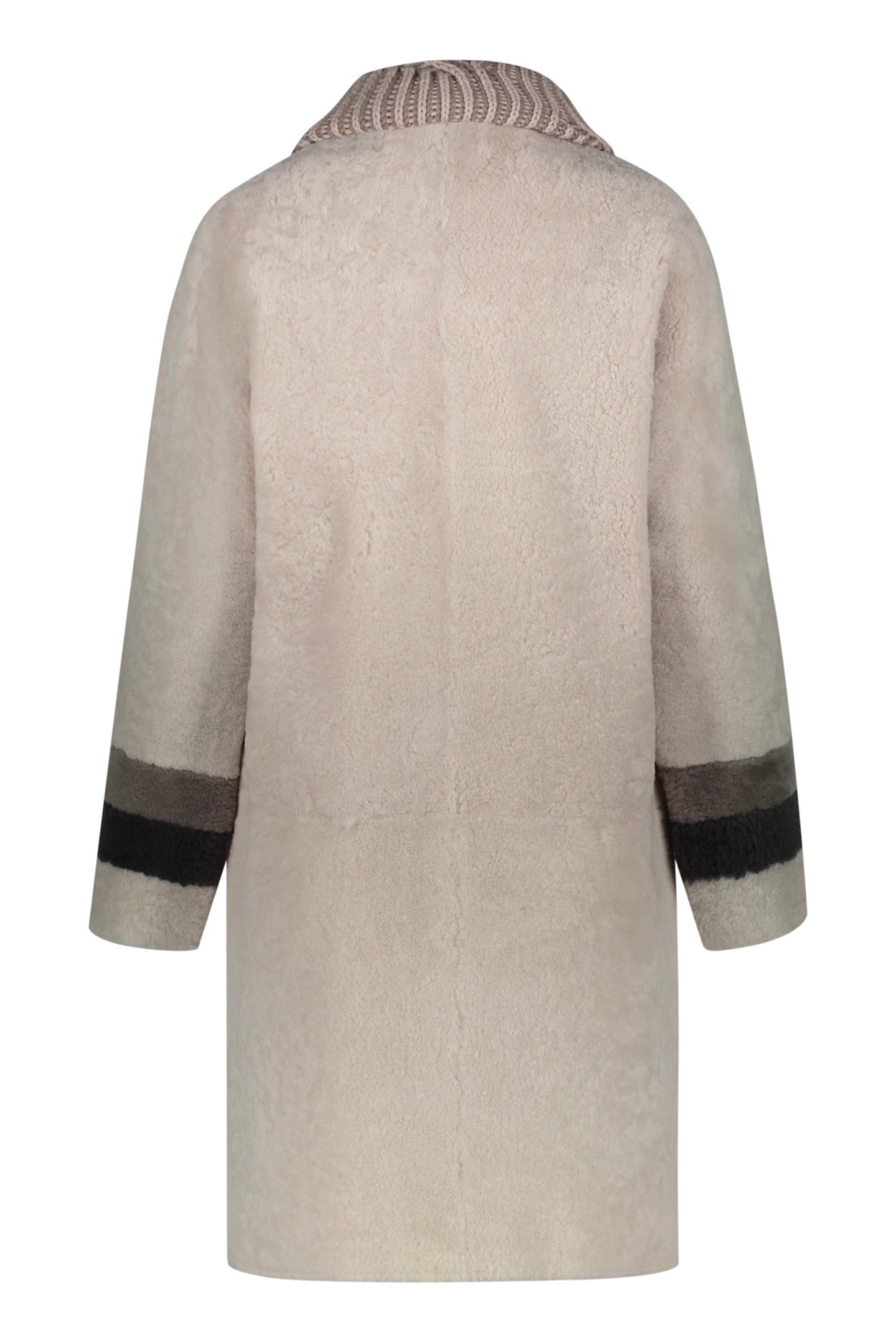 Shearling overcoat