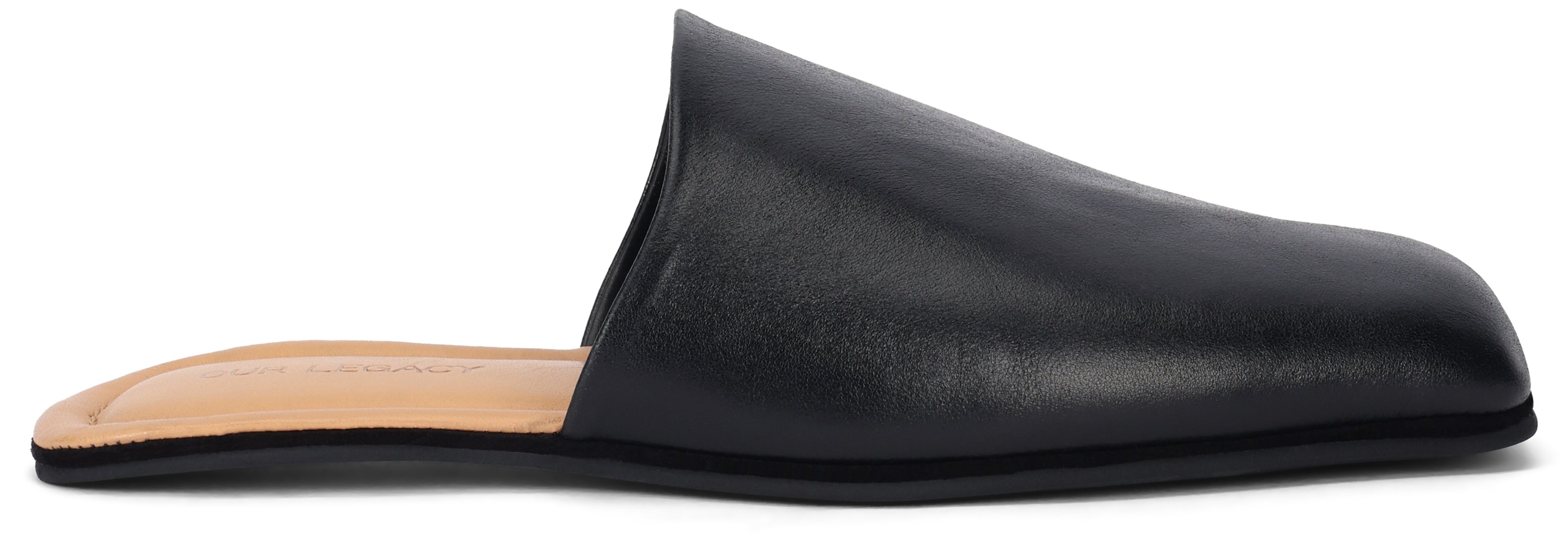 Mule Cigarr in black leather