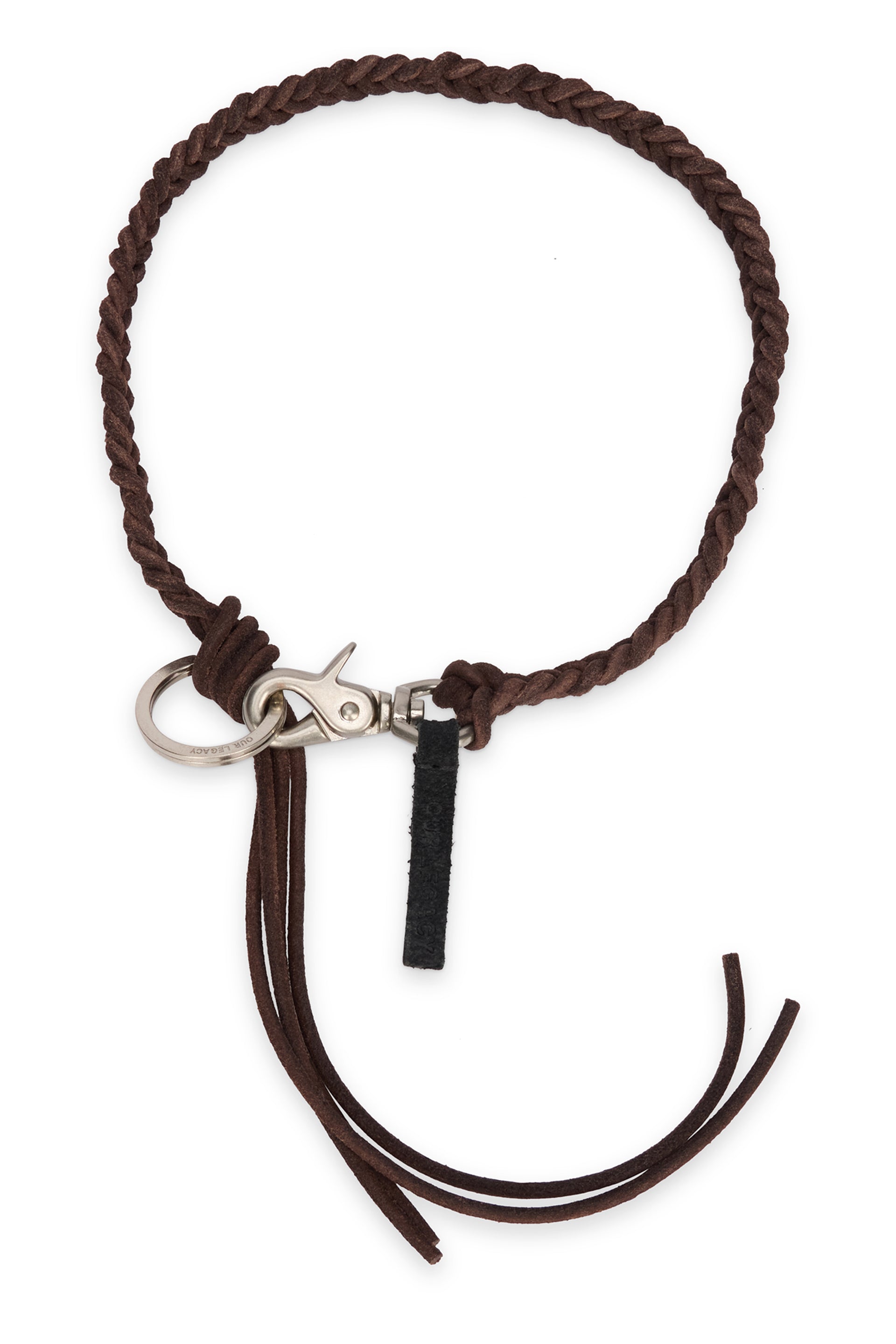 Ladon keychain in braided leather