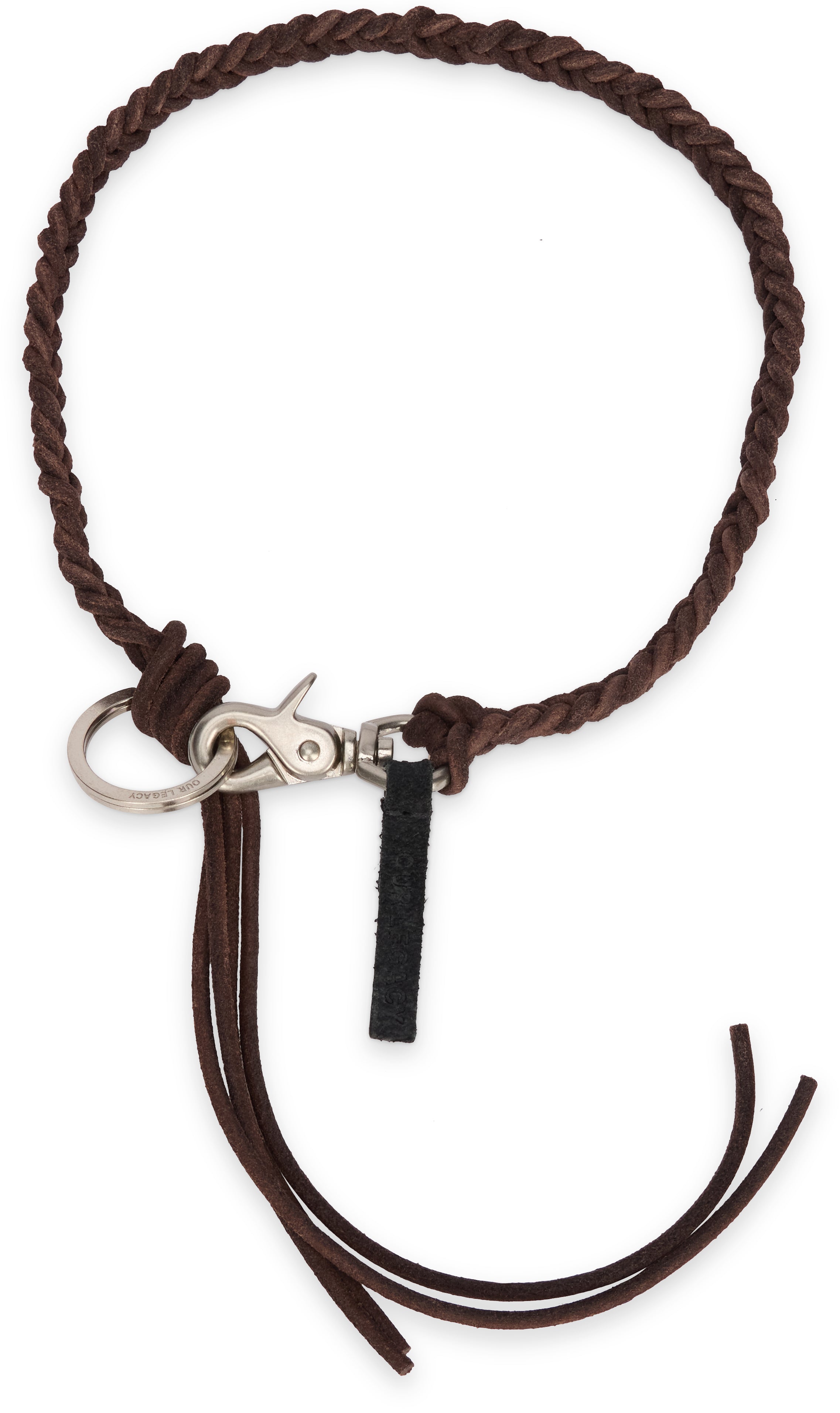 Ladon keychain in braided leather