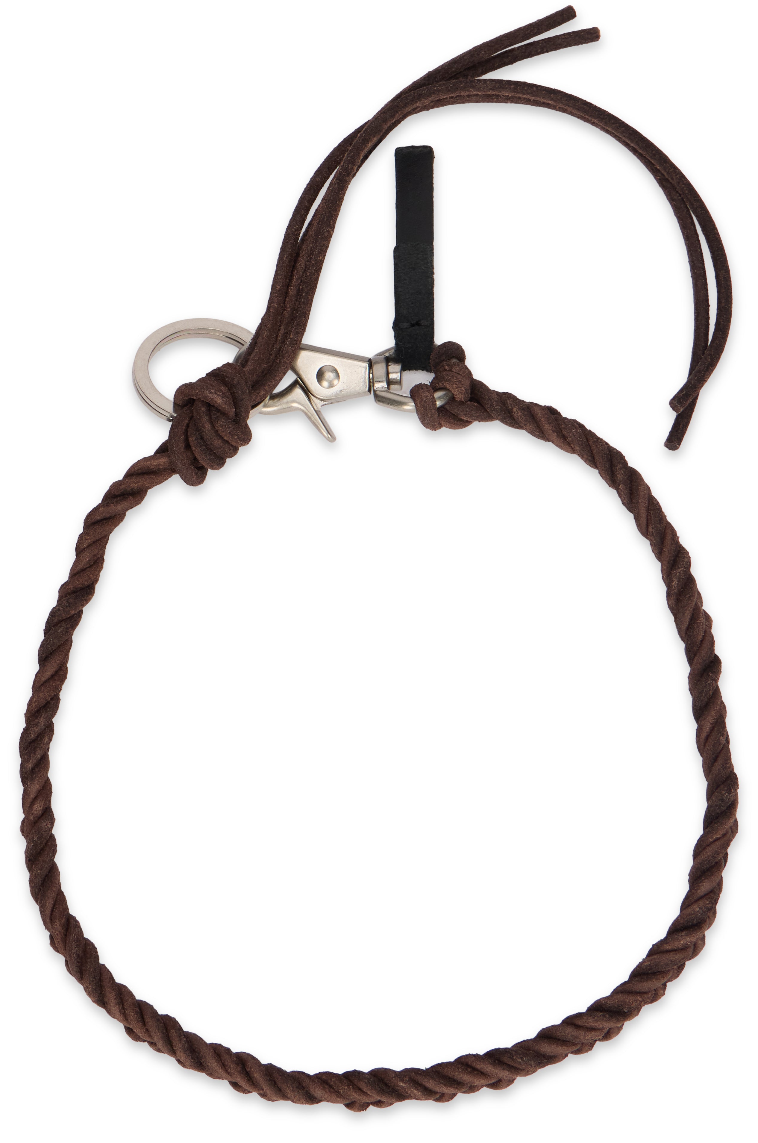 Ladon keychain in braided leather