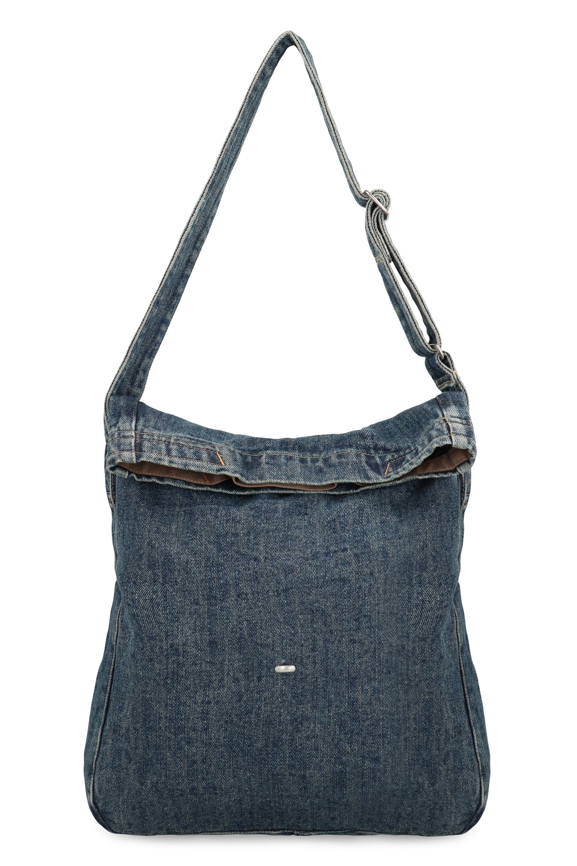 Denim shoulder bag