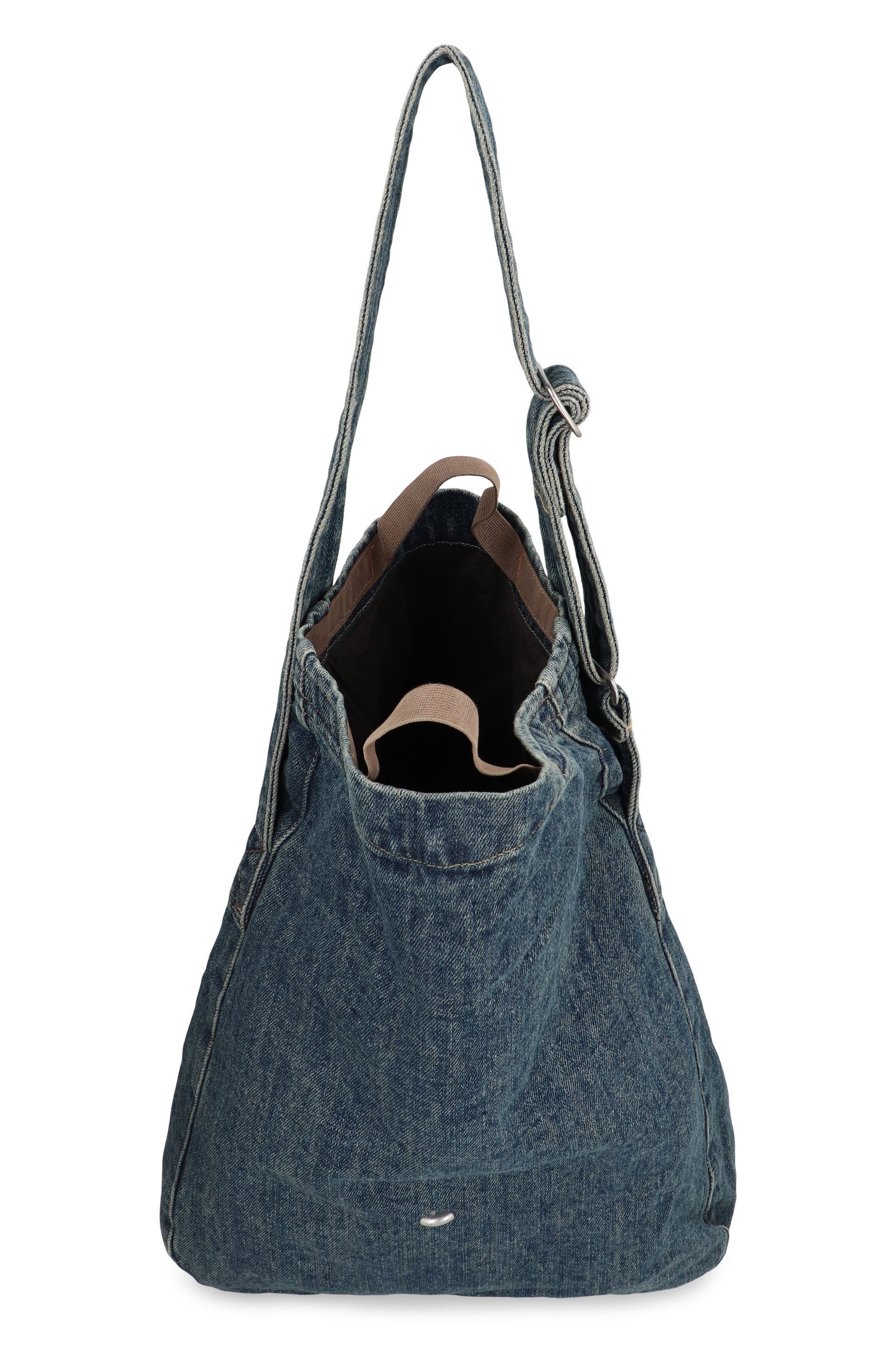 Denim shoulder bag