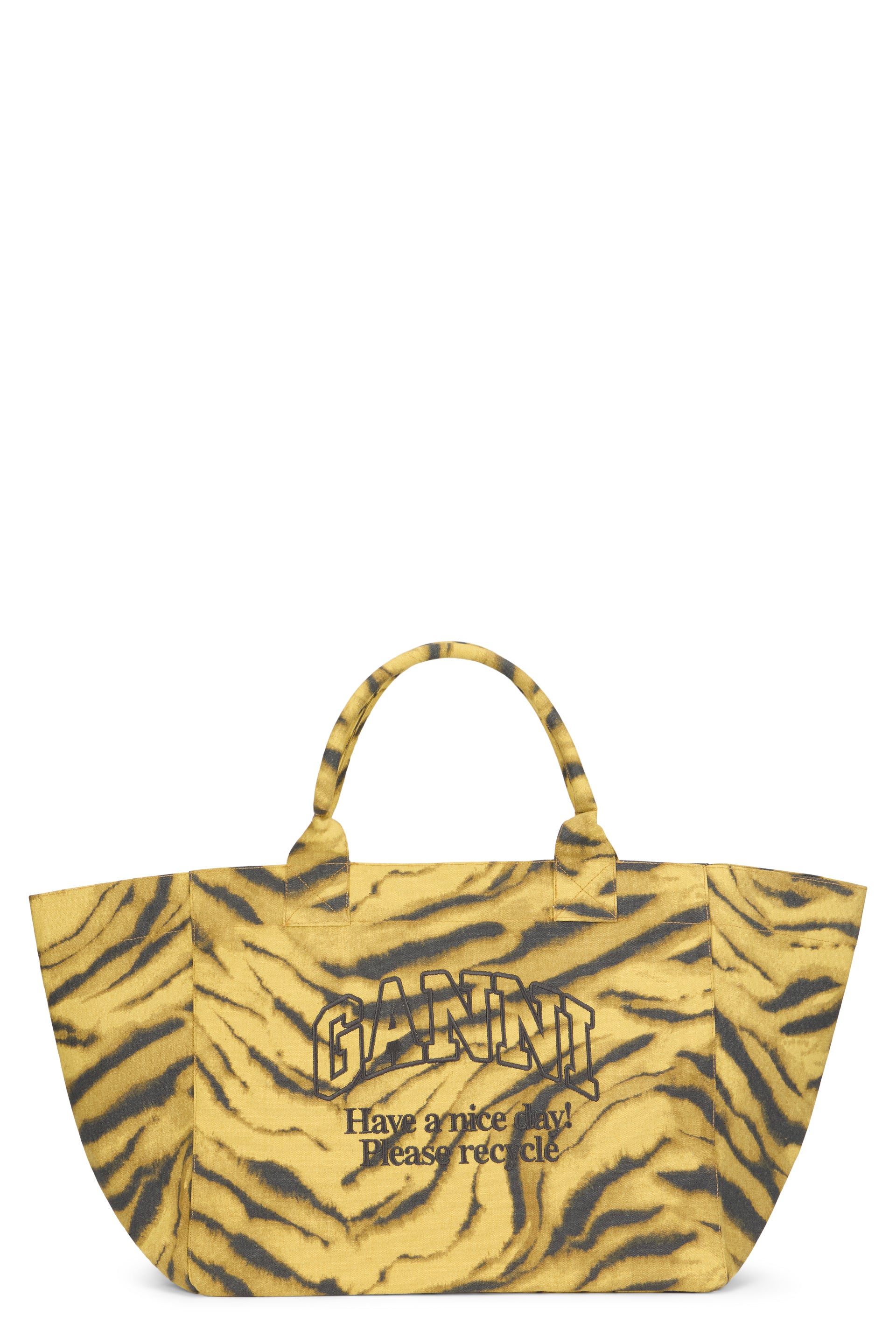 XXL tote bag with zebra print