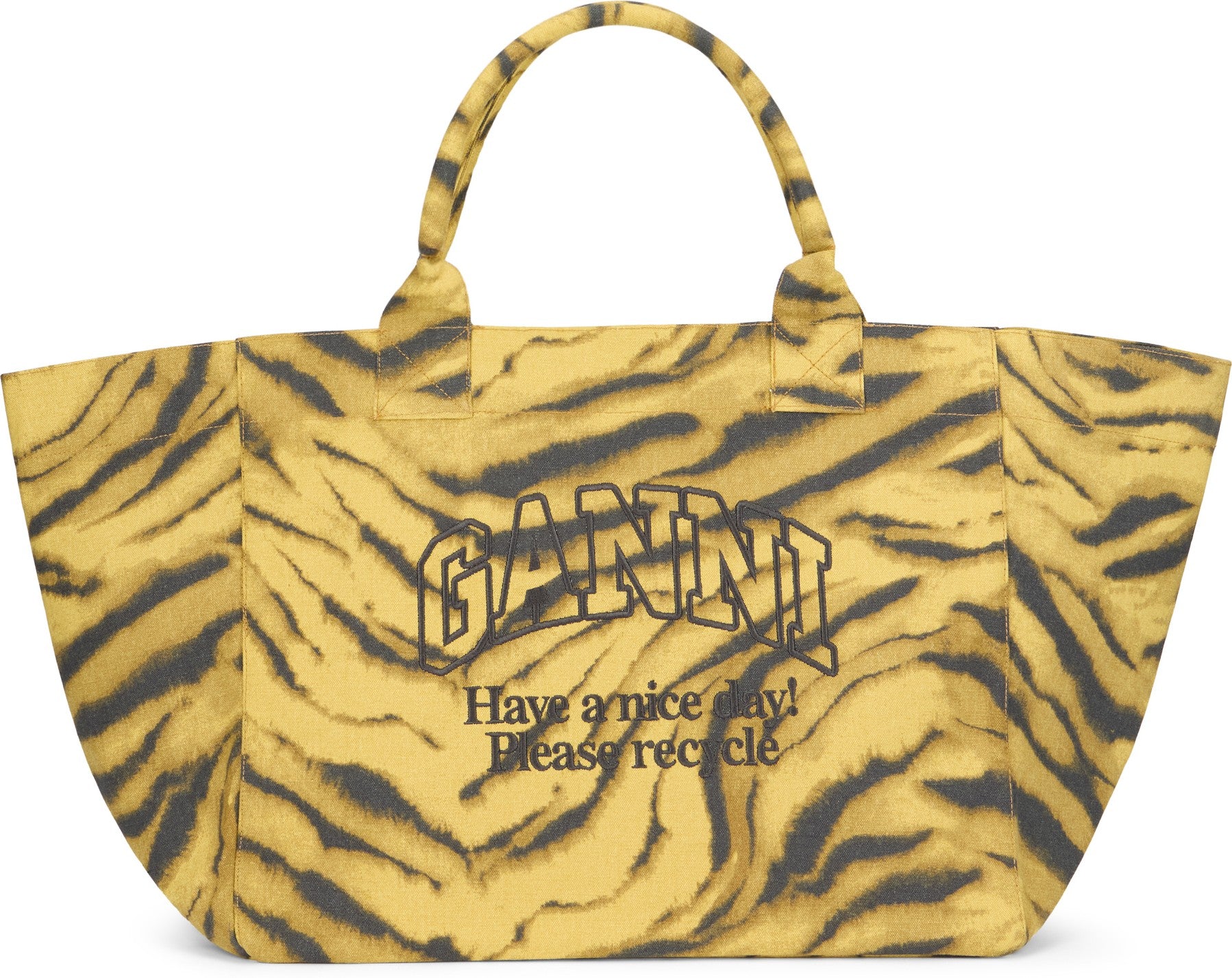 XXL tote bag with zebra print