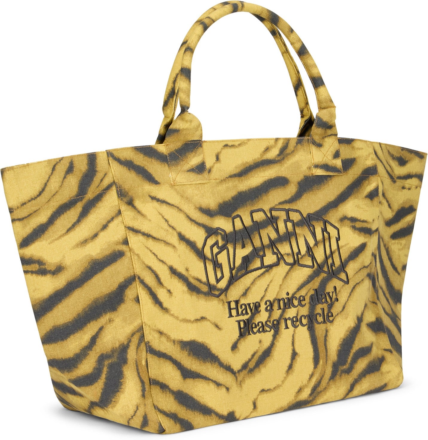 XXL tote bag with zebra print