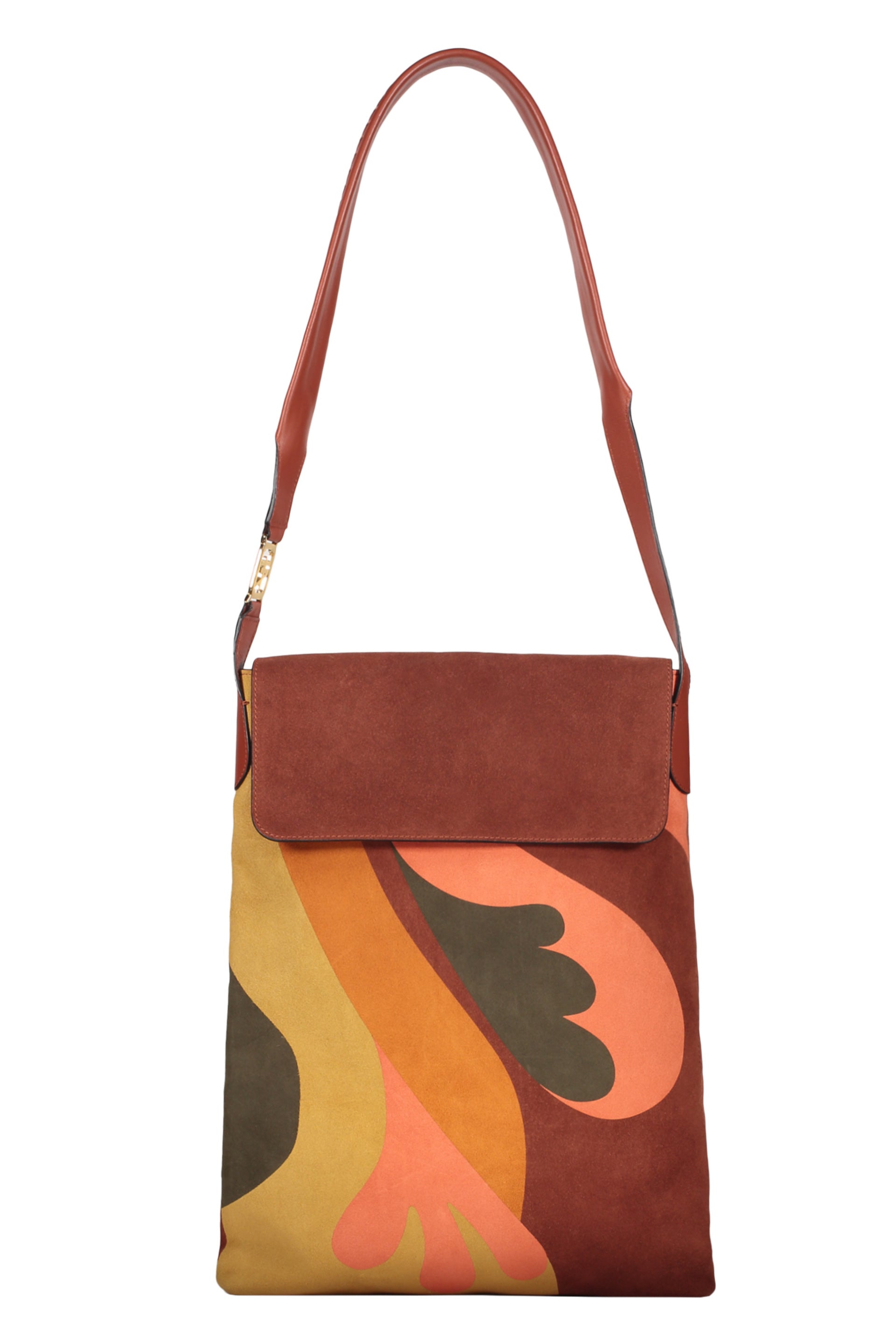 Leather shoulder bag