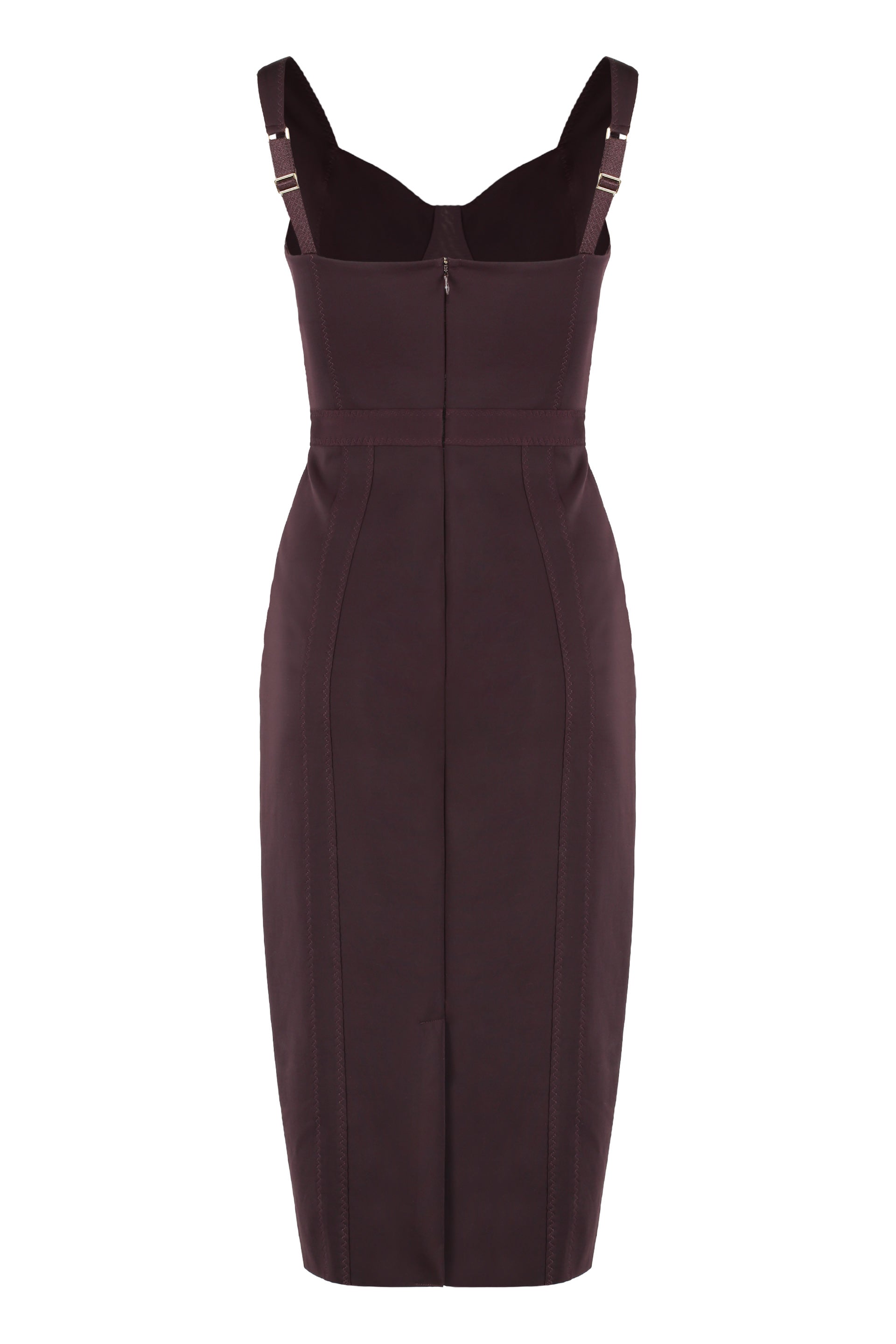 Bustier dress in elastic fabric