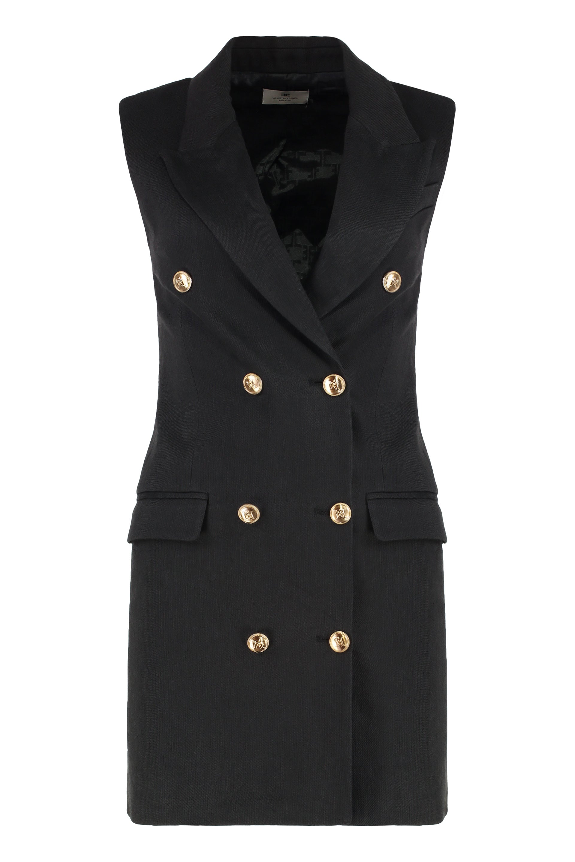 Wool-blend dress