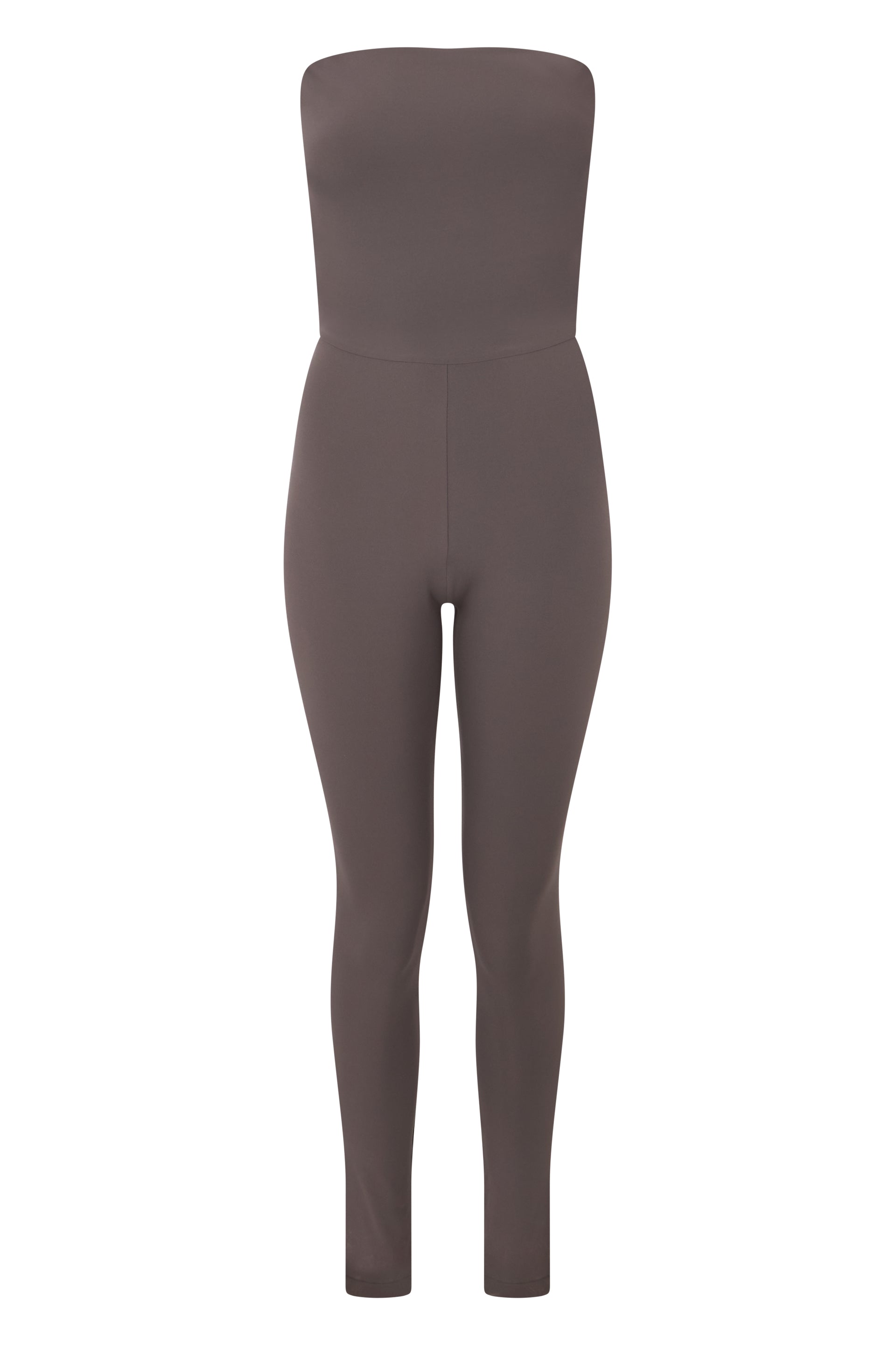 Fitted jumpsuit without sleeves