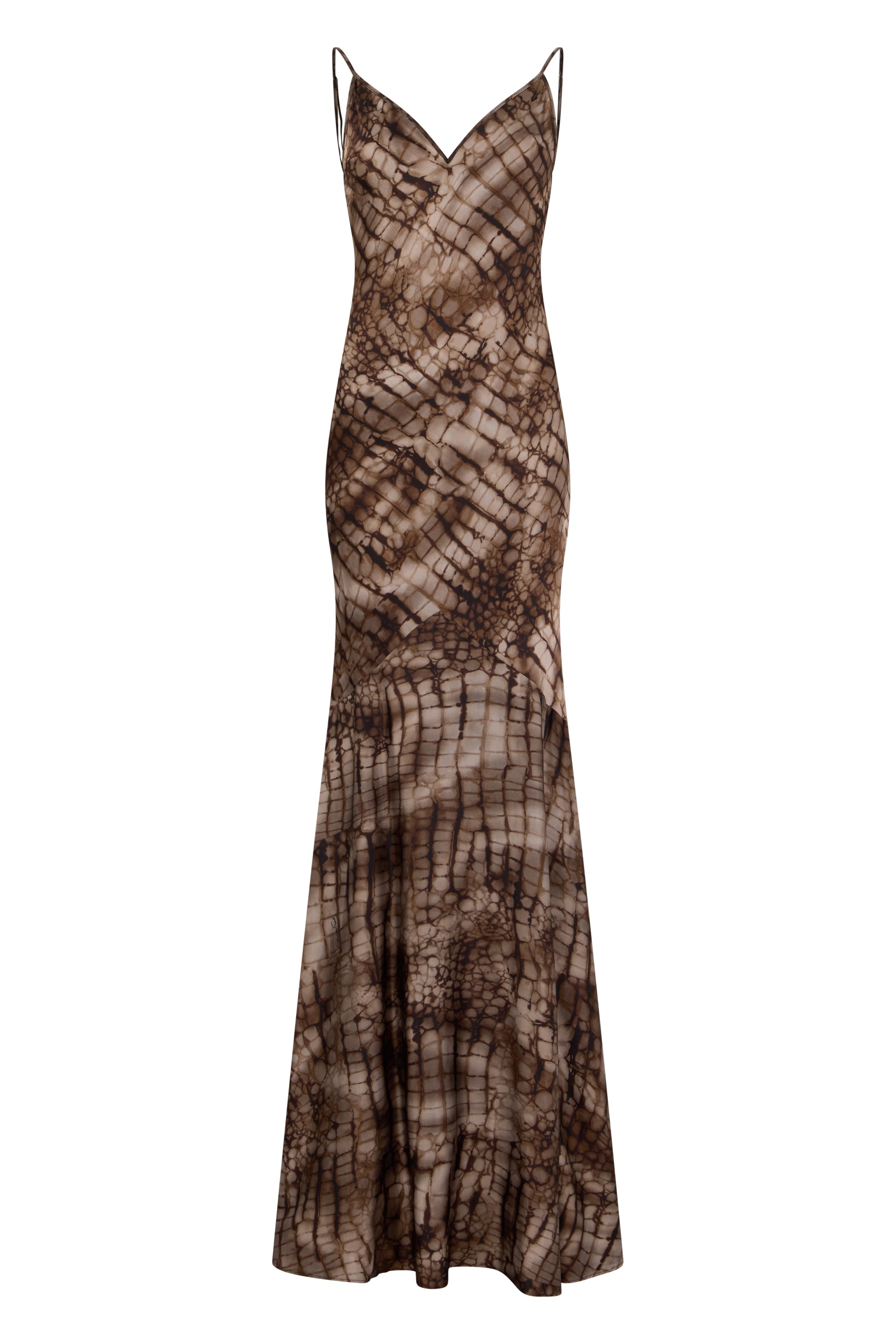 Long dress in viscose