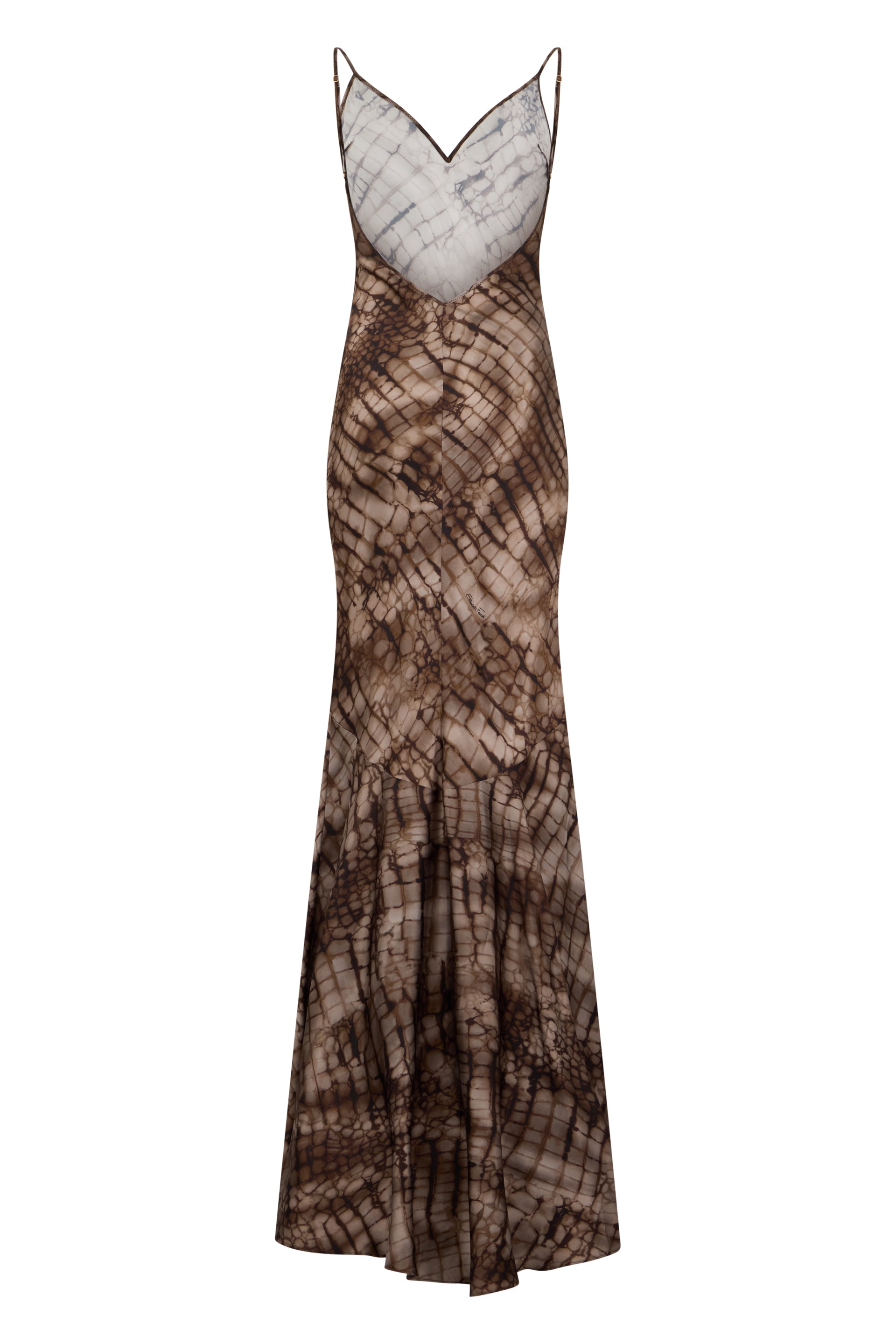 Long dress in viscose